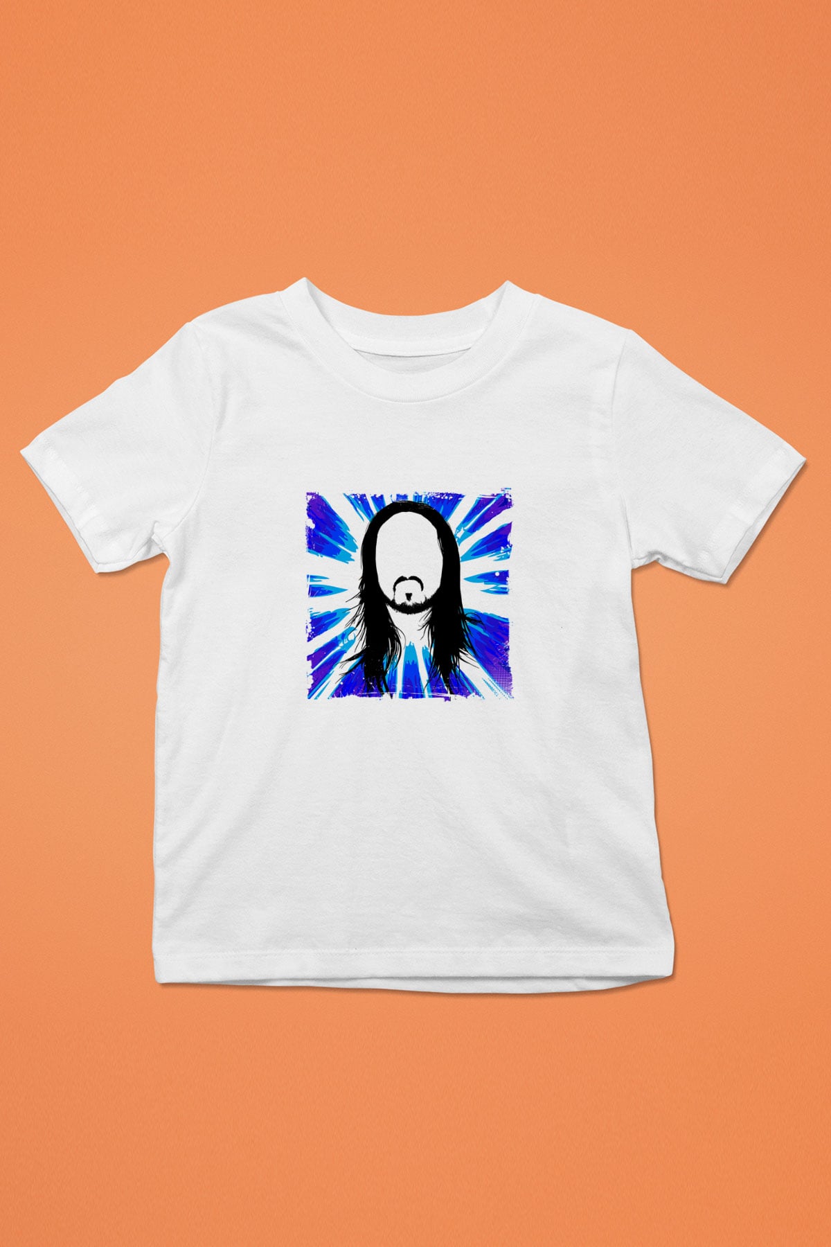 Steve Aoki Baskılı Beyaz Çocuk Tişört