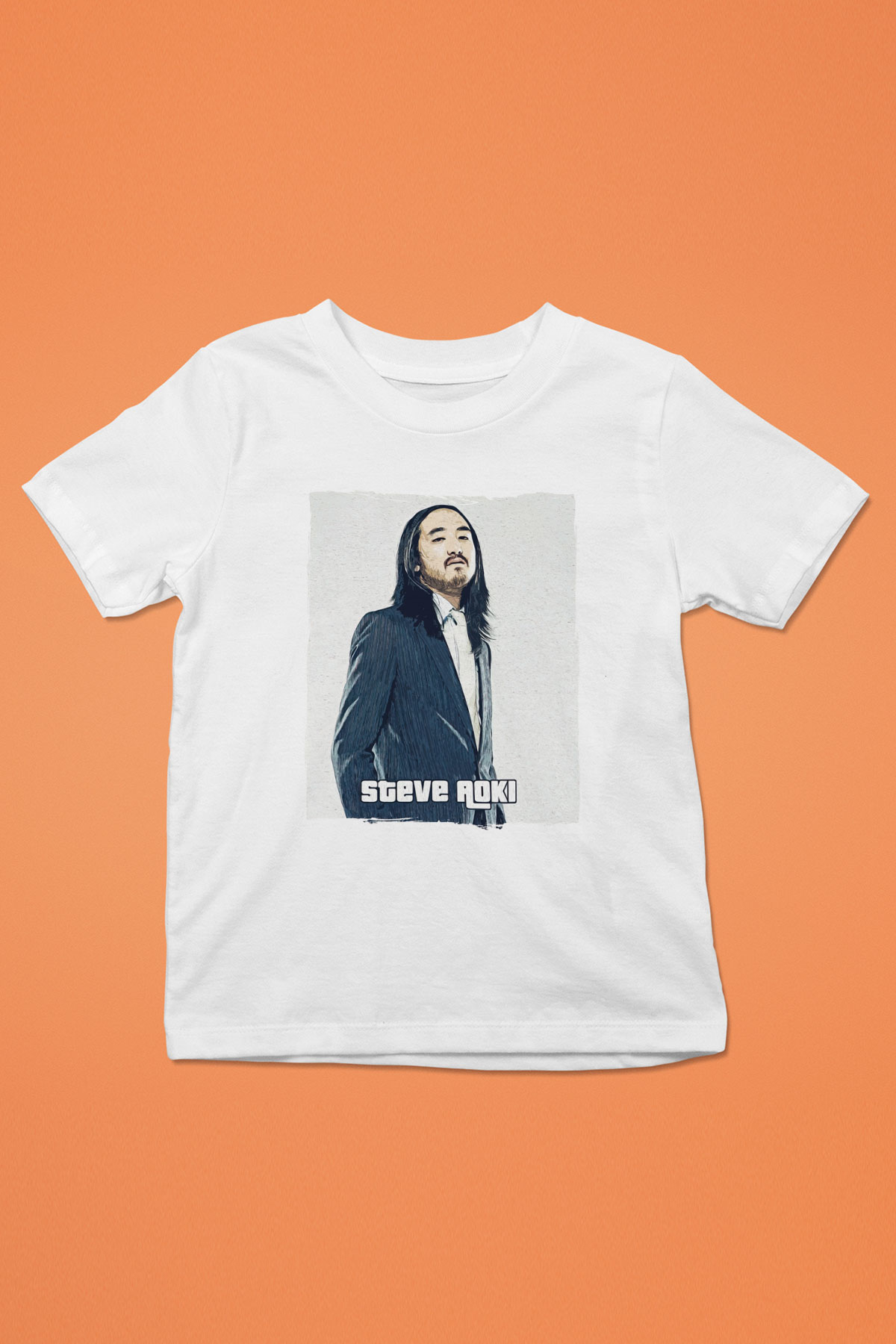 Steve Aoki Beyaz Unisex Çocuk Tişört