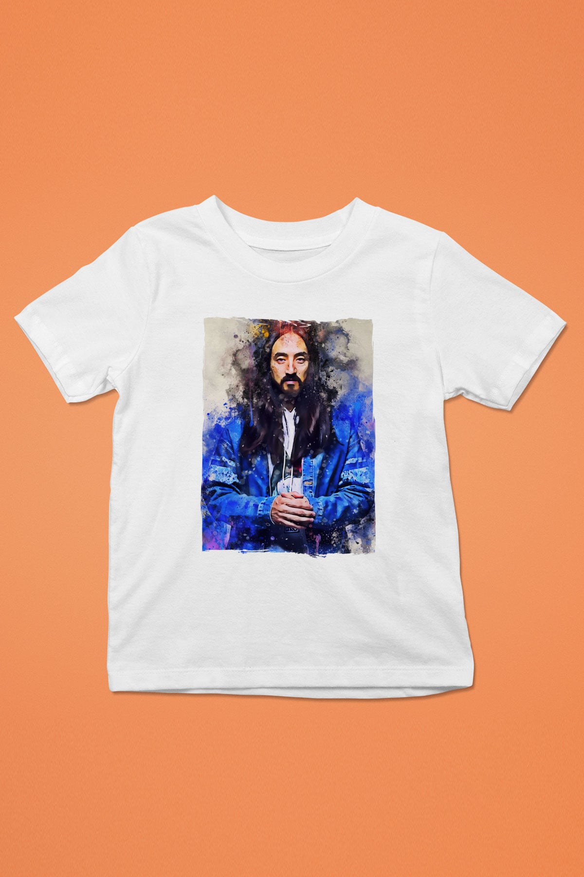 Steve Aoki Beyaz Unisex Çocuk Tişört