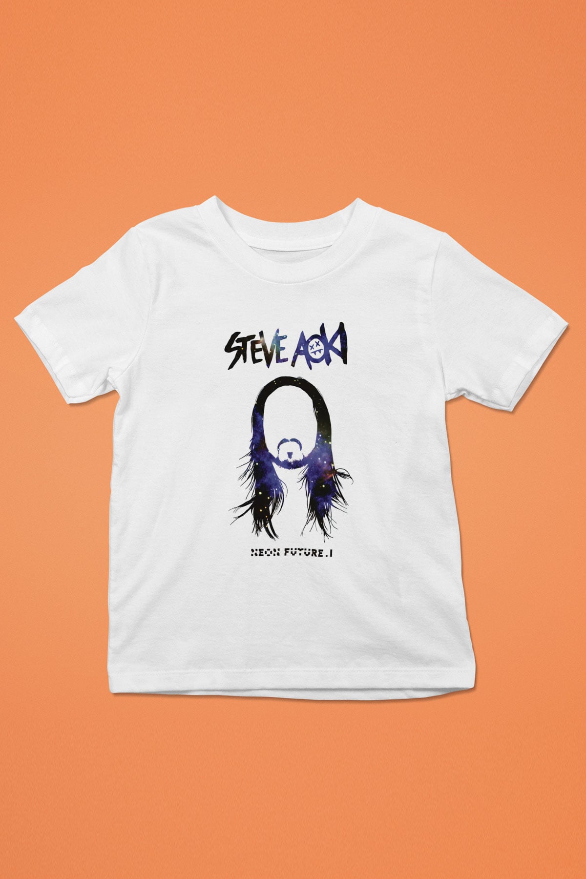 Steve Aoki Beyaz Unisex Çocuk Tişört