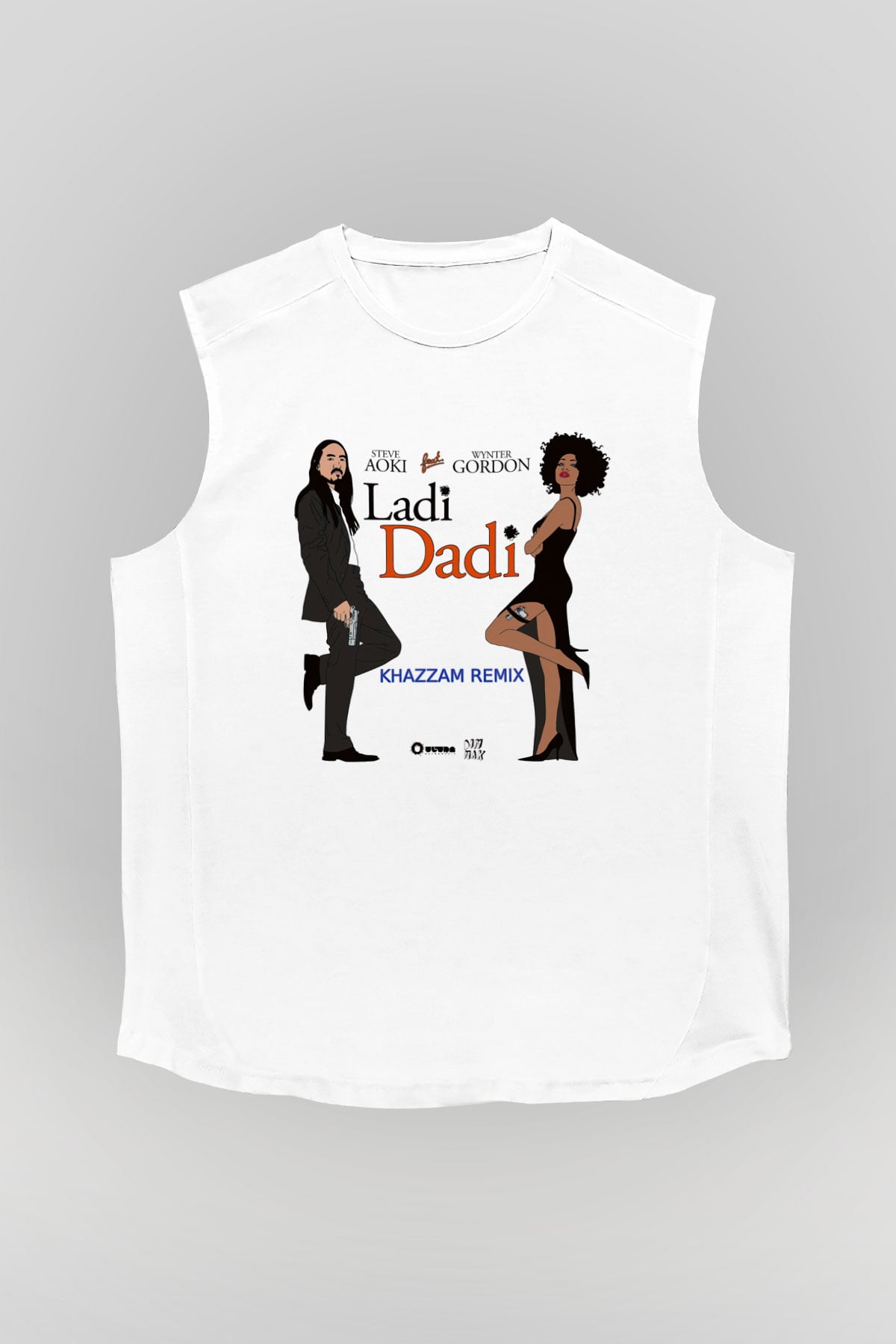 Steve Aoki Beyaz Unisex Kolsuz Tişört