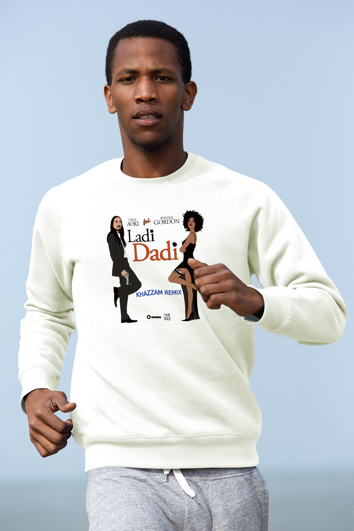 Steve Aoki Beyaz Unisex Sweatshirt