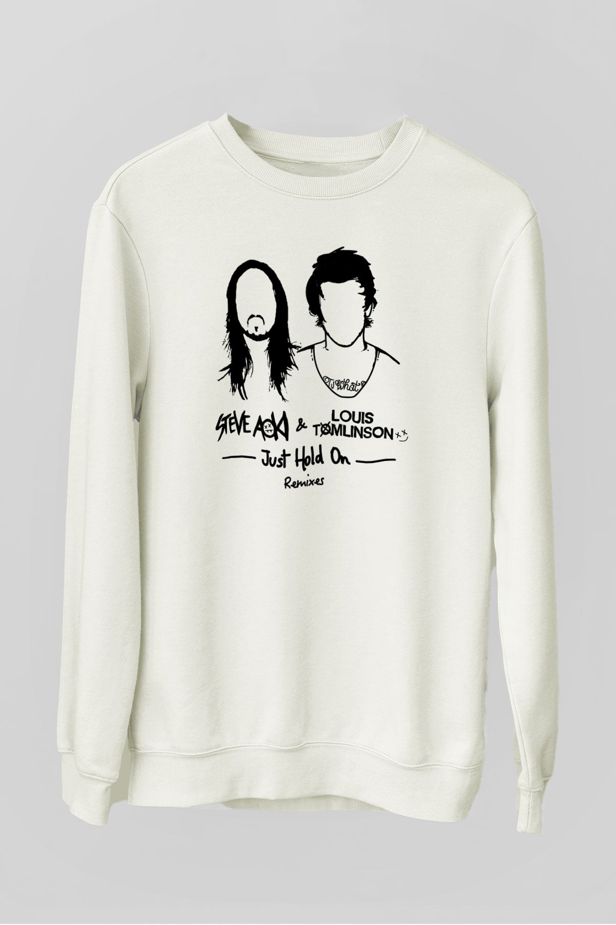 Steve Aoki Beyaz Unisex Sweatshirt