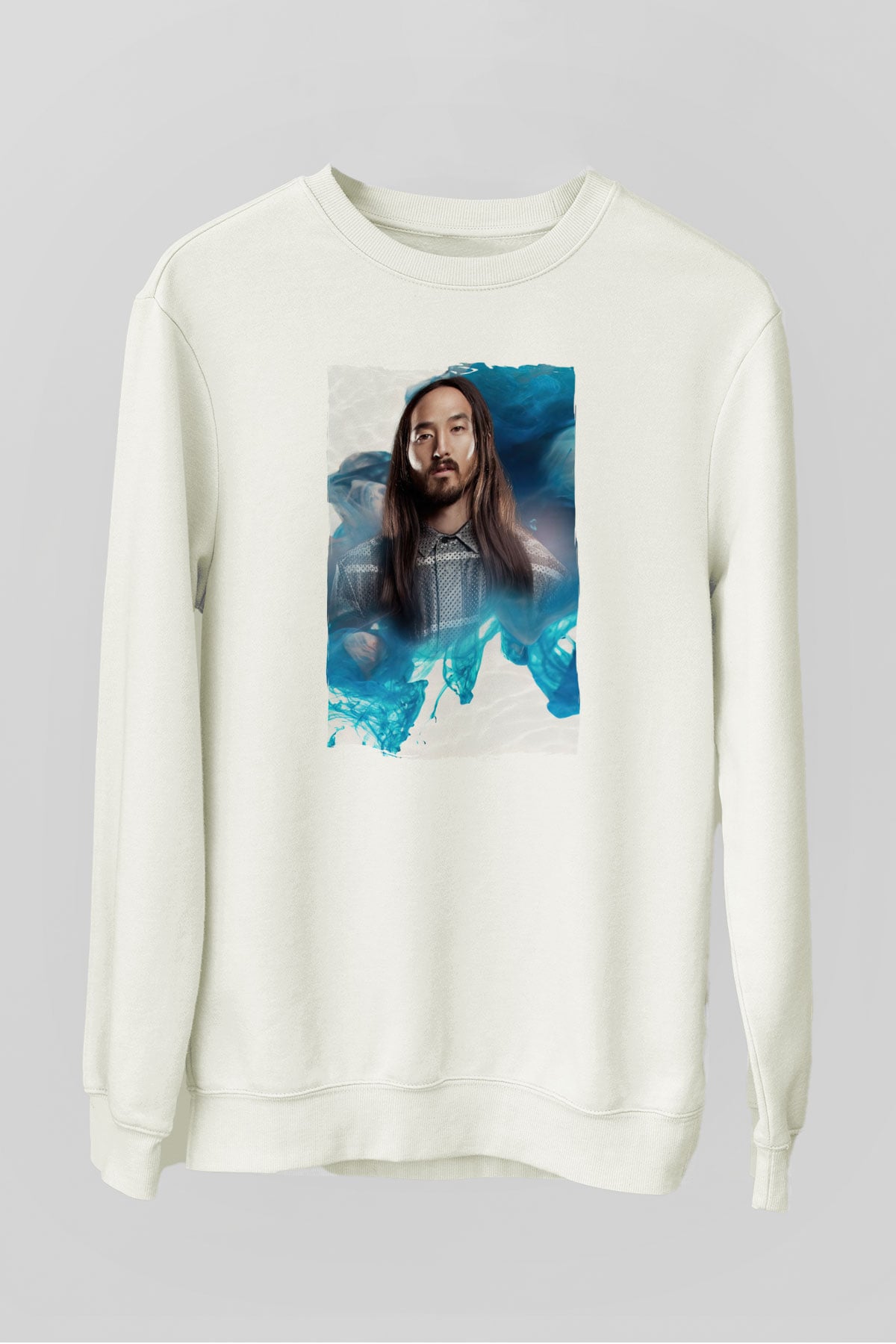 Steve Aoki Beyaz Unisex Sweatshirt