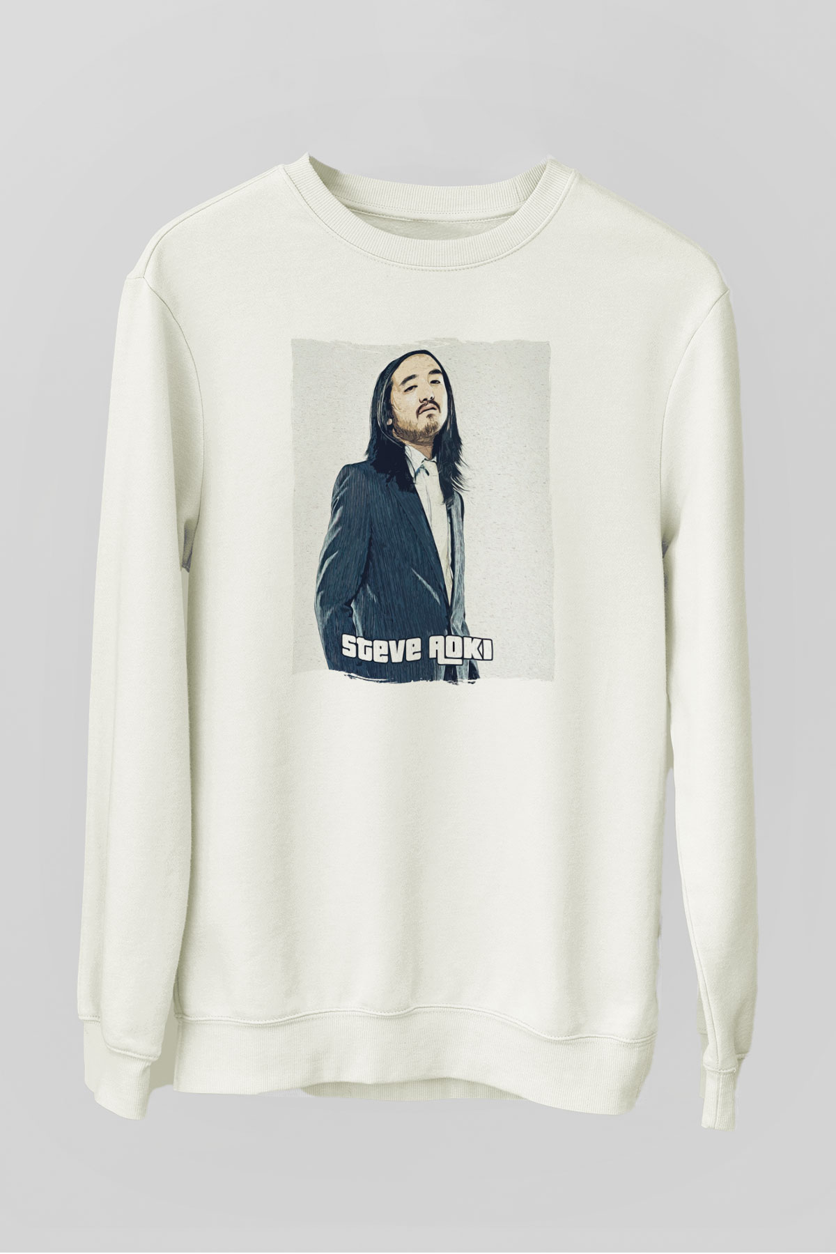 Steve Aoki Beyaz Unisex Sweatshirt