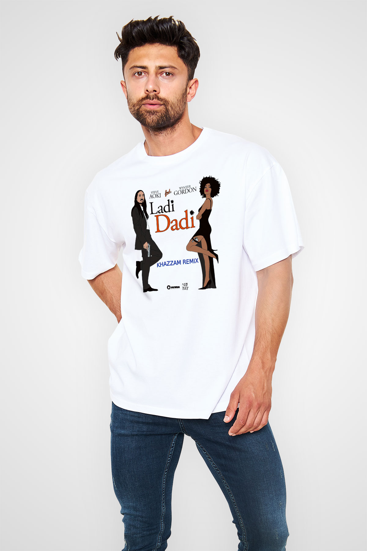 Steve Aoki Beyaz Unisex Tişört T-Shirt - TişörtFabrikası