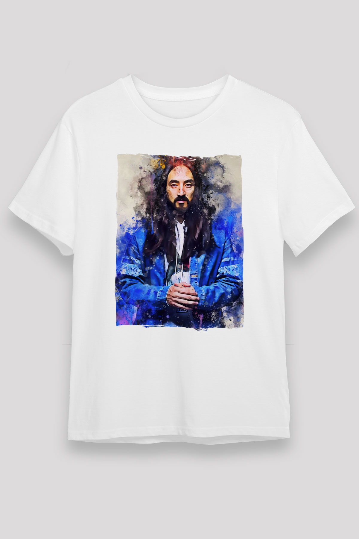 Steve Aoki Beyaz Unisex Tişört T-Shirt - TişörtFabrikası
