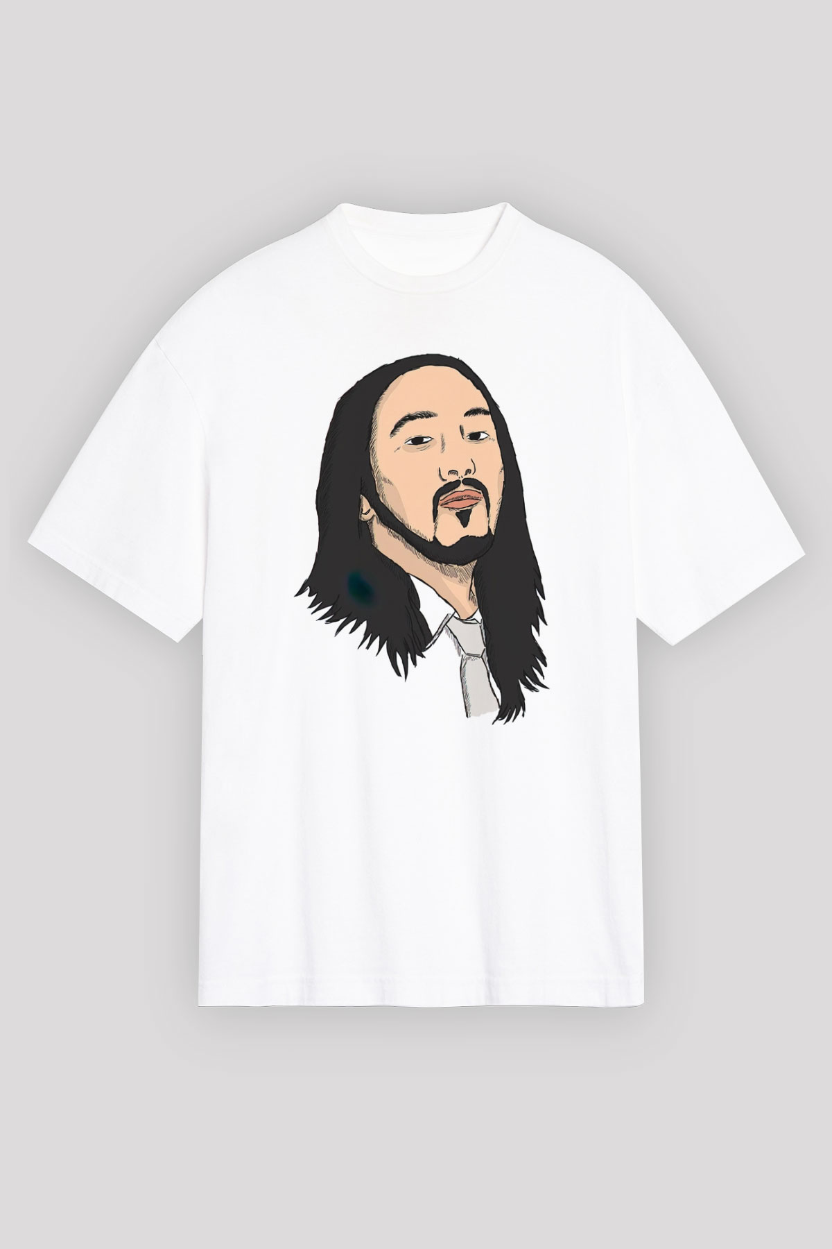 Steve Aoki Beyaz Unisex Tişört T-Shirt - TişörtFabrikası