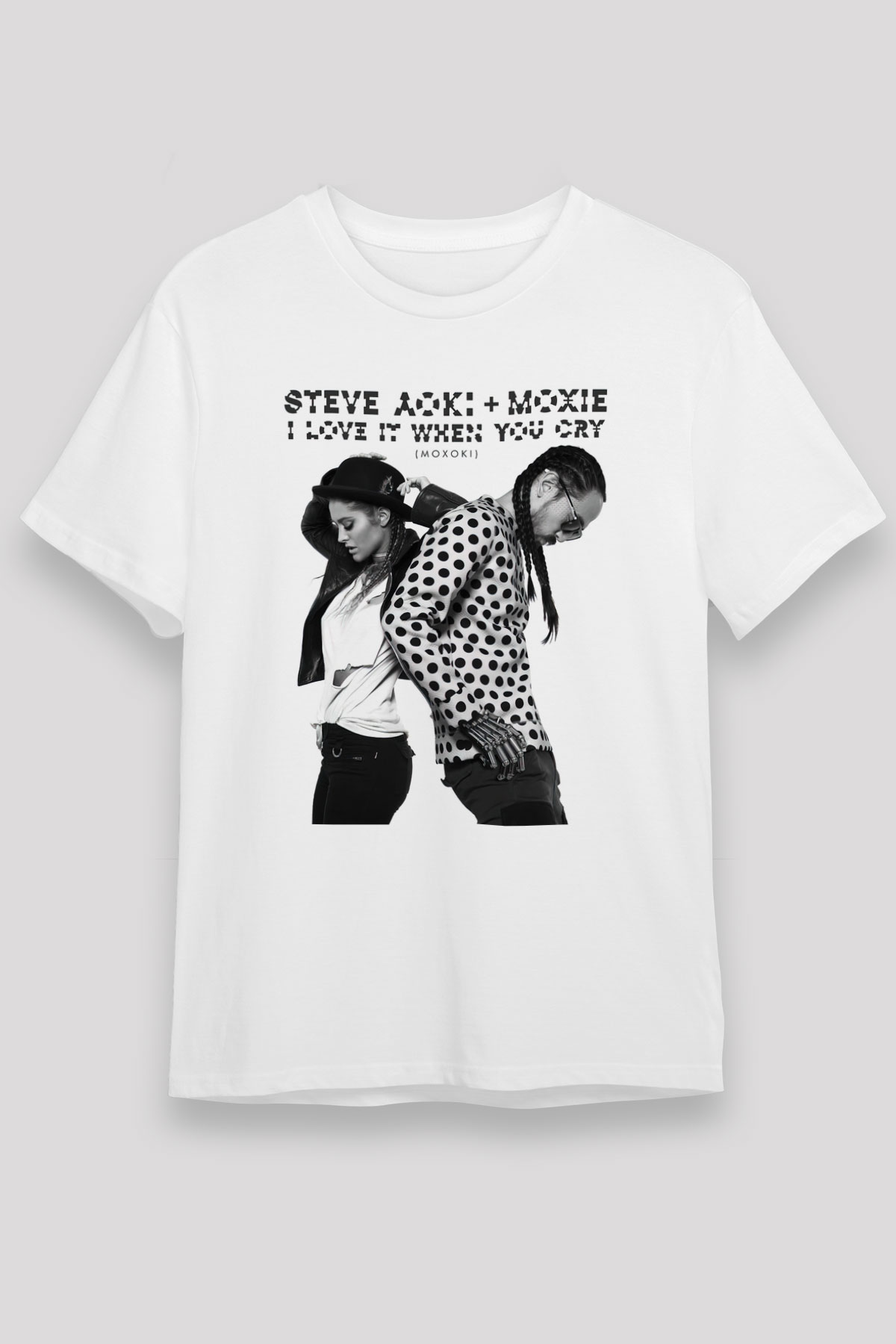 Steve Aoki Beyaz Unisex Tişört T-Shirt - TişörtFabrikası