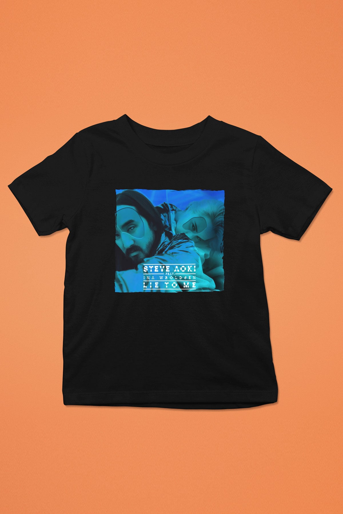 Steve Aoki Siyah Unisex Çocuk Tişört