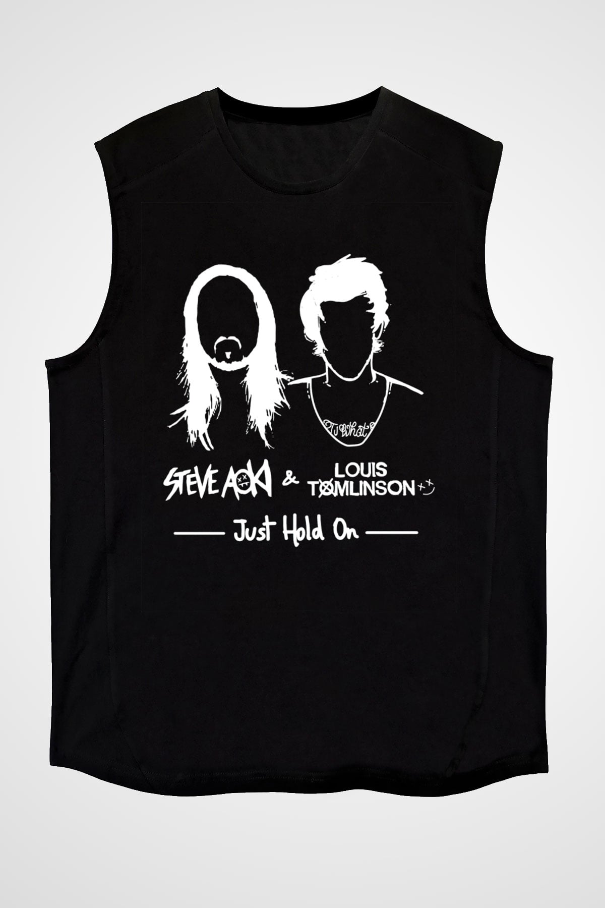 Steve Aoki Siyah Unisex Kolsuz Tişört