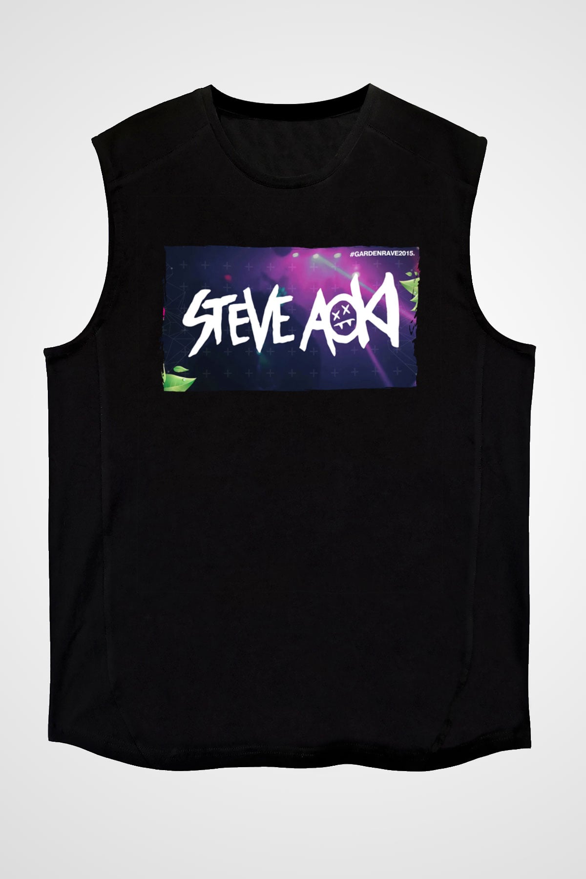 Steve Aoki Siyah Unisex Kolsuz Tişört