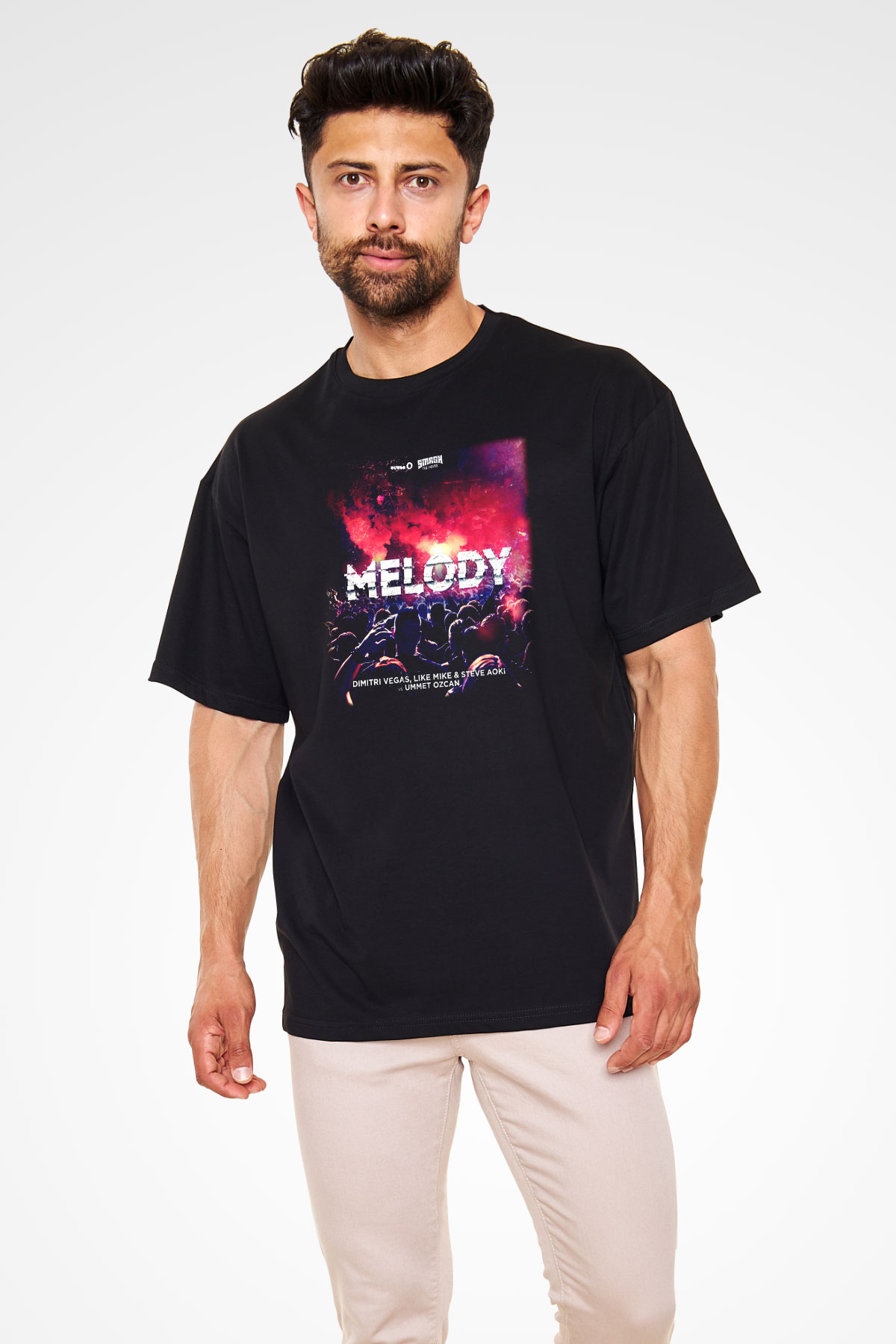 Steve Aoki Siyah Unisex Oversize Tişört T-Shirt