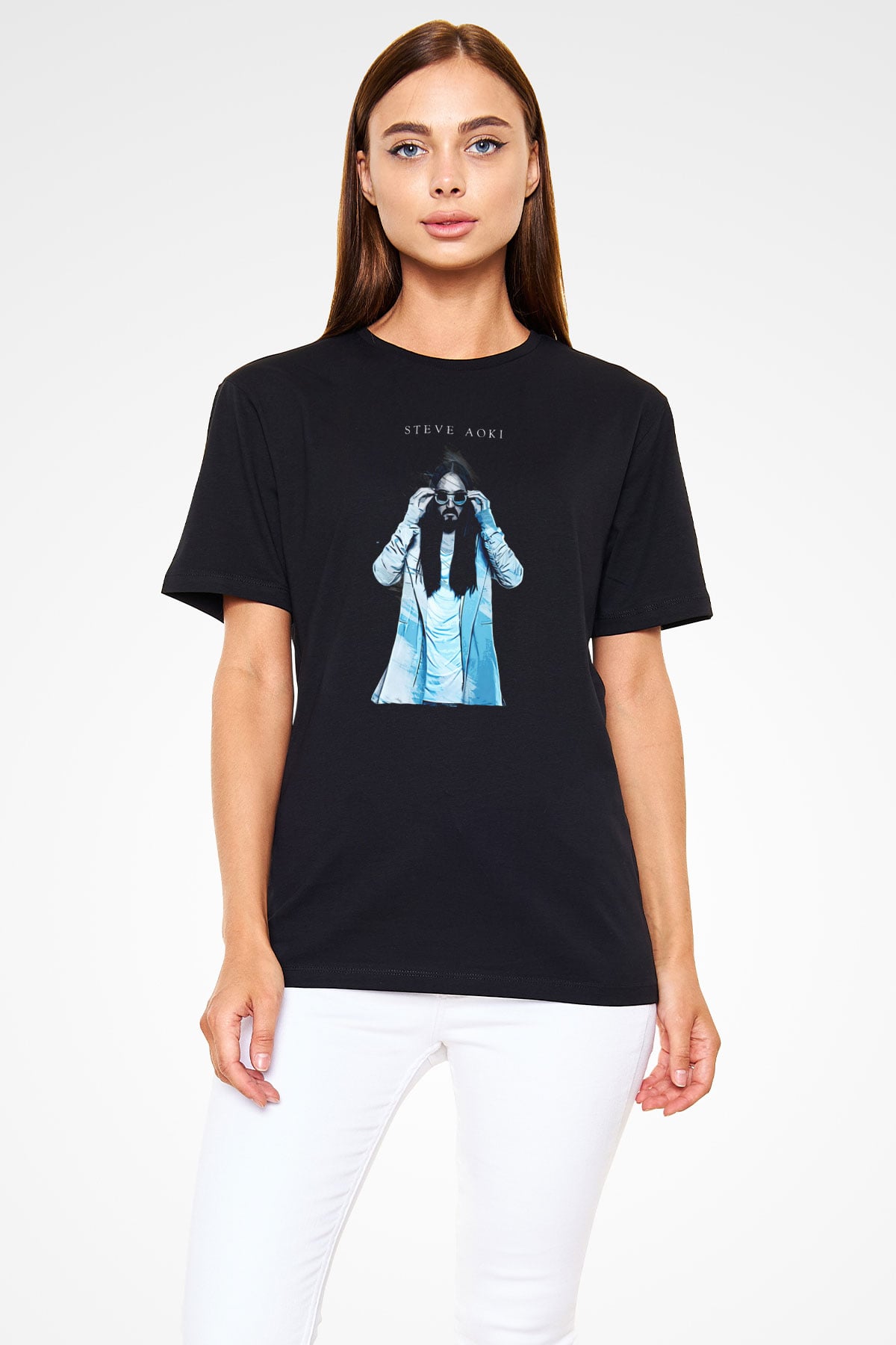 Steve Aoki Siyah Unisex Tişört T-Shirt - TişörtFabrikası