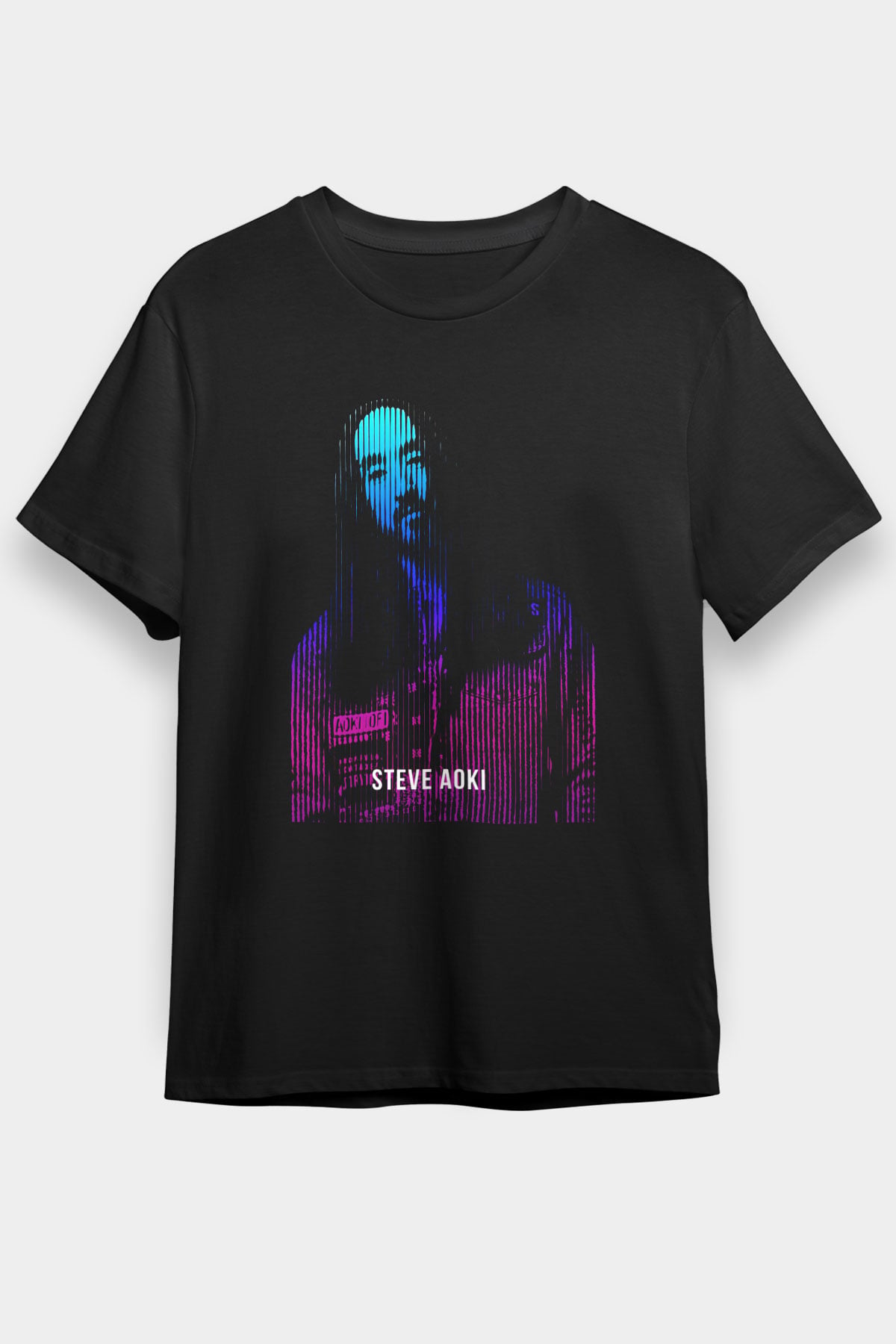 Steve Aoki Siyah Unisex Tişört T-Shirt - TişörtFabrikası
