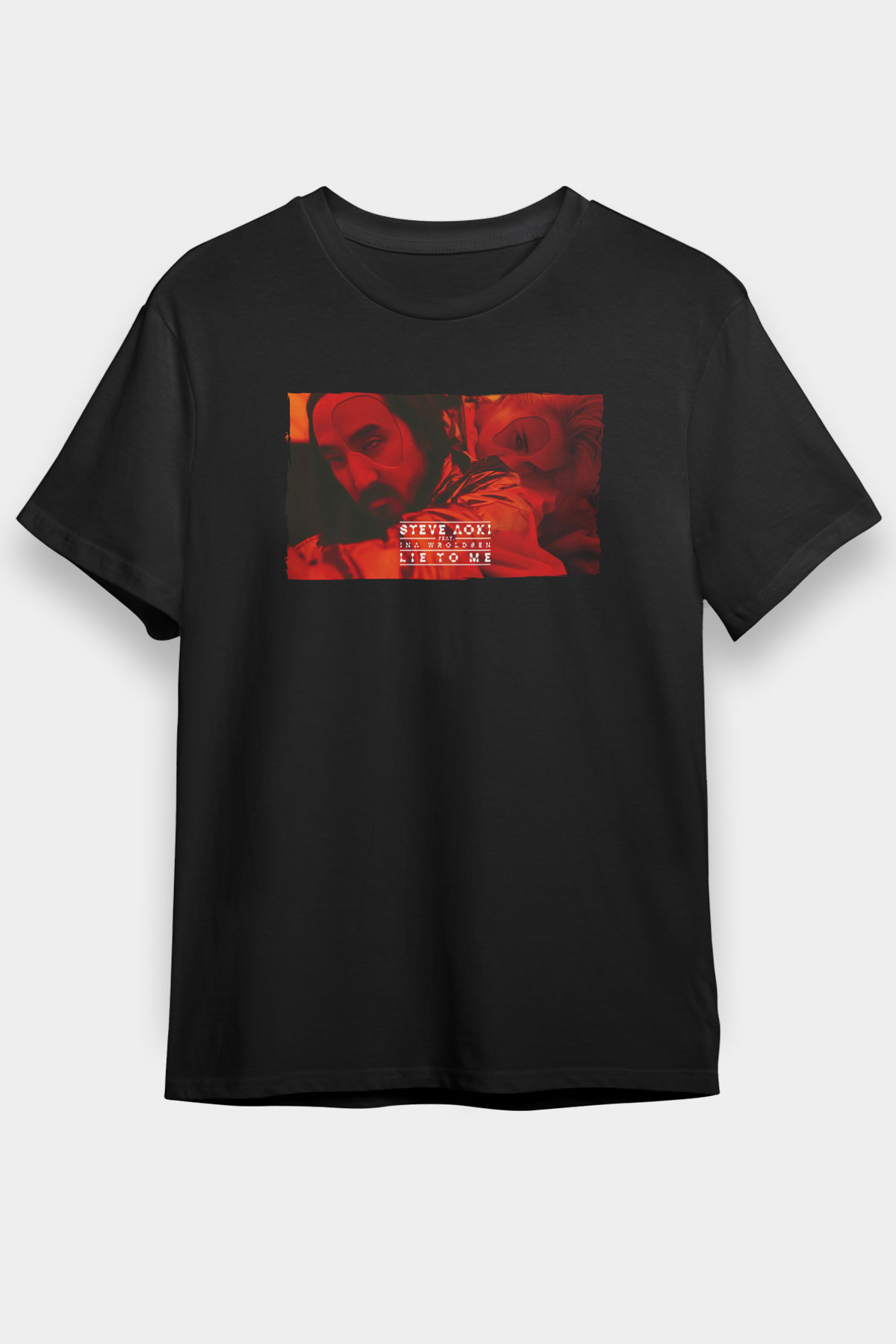Steve Aoki Siyah Unisex Tişört T-Shirt - TişörtFabrikası