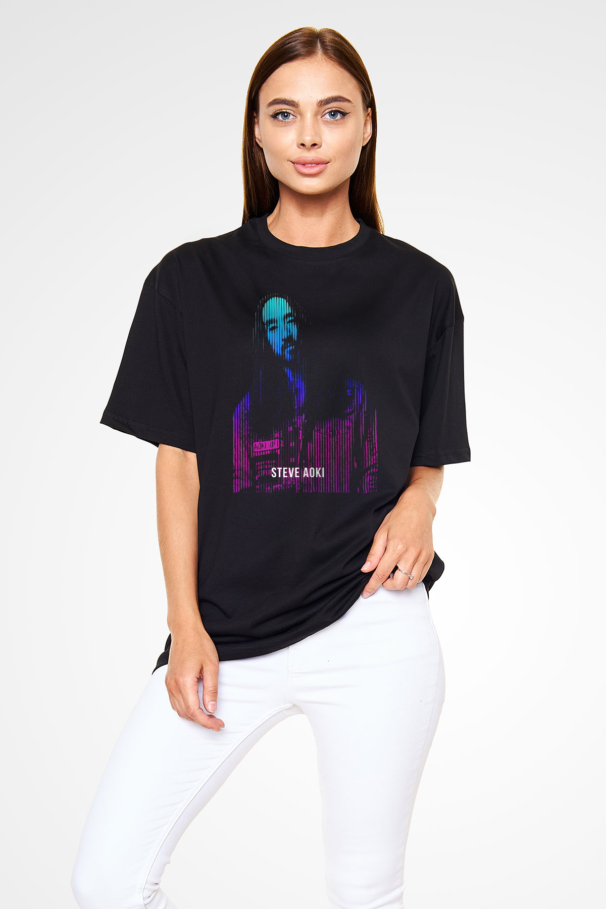 Steve Aoki Siyah Unisex Tişört T-Shirt - TişörtFabrikası