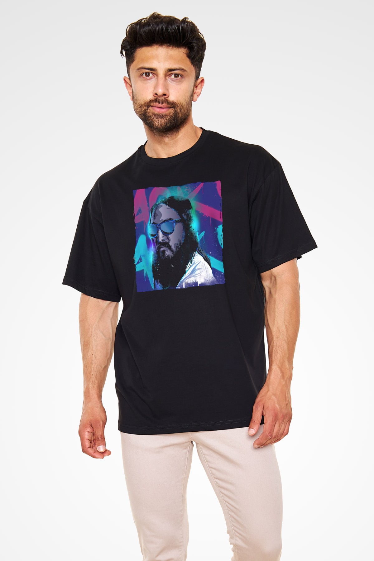 Steve Aoki Siyah Unisex Tişört T-Shirt - TişörtFabrikası