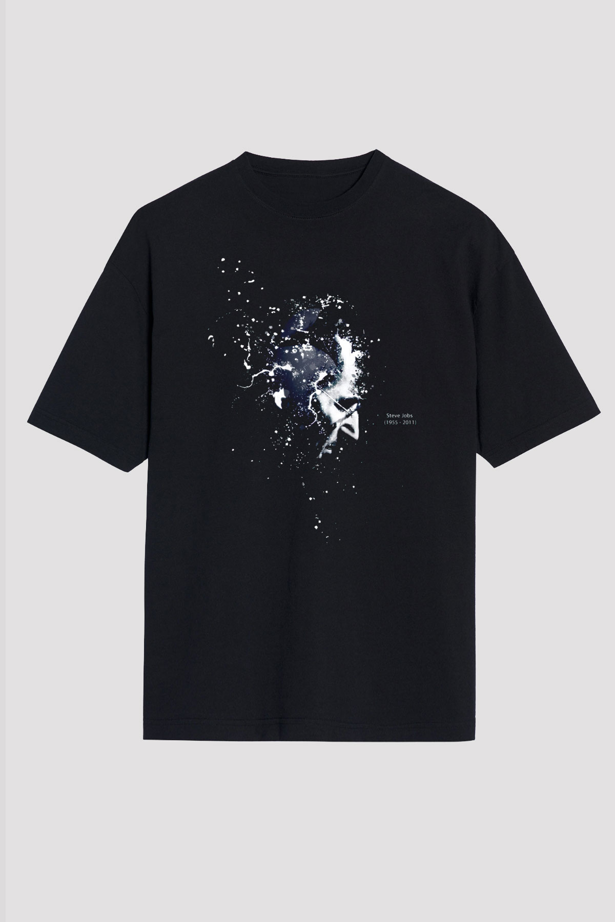 Steve Jobs Siyah Unisex Tişört T-Shirt - TişörtFabrikası