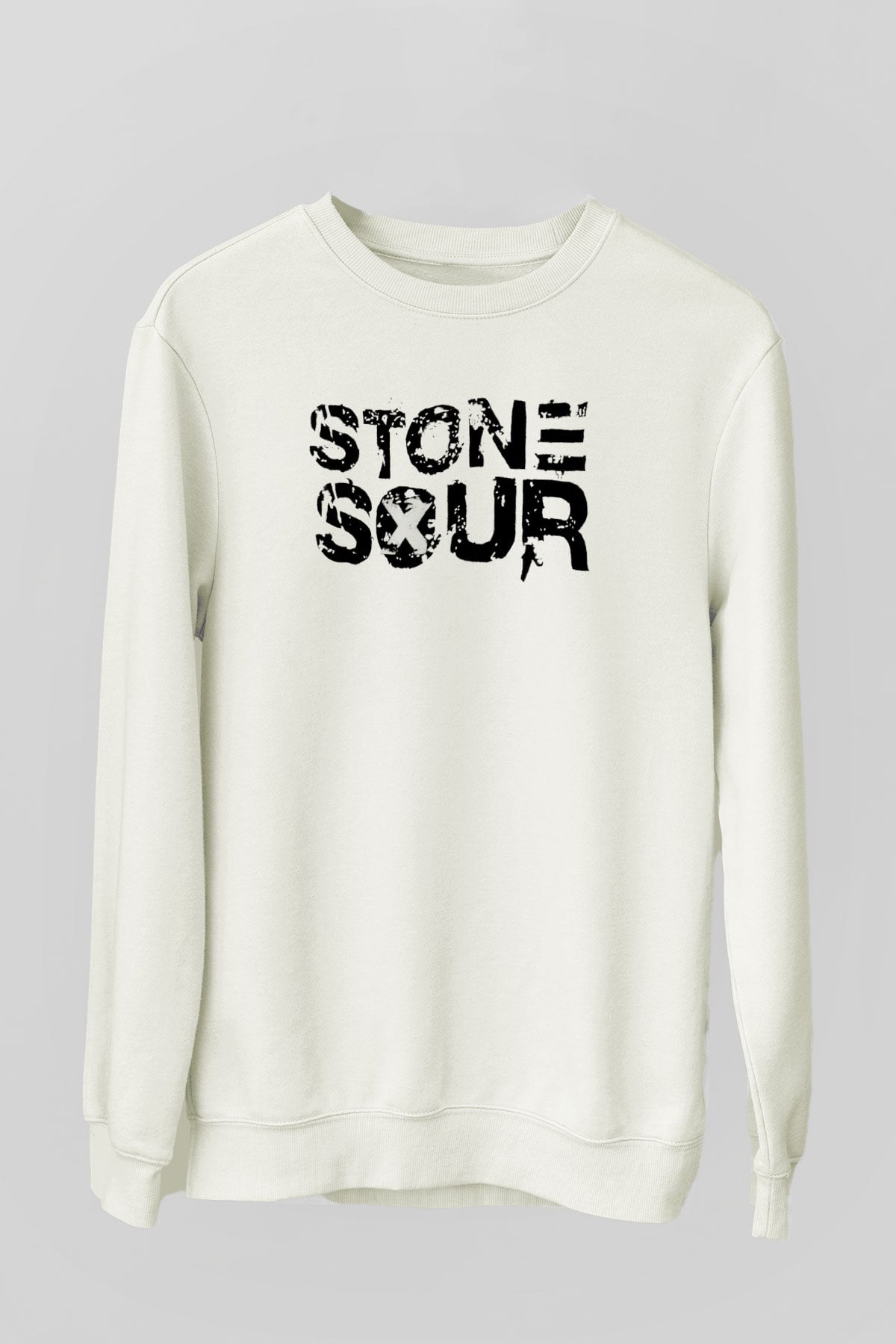 Stone Sour Beyaz Unisex Sweatshirt