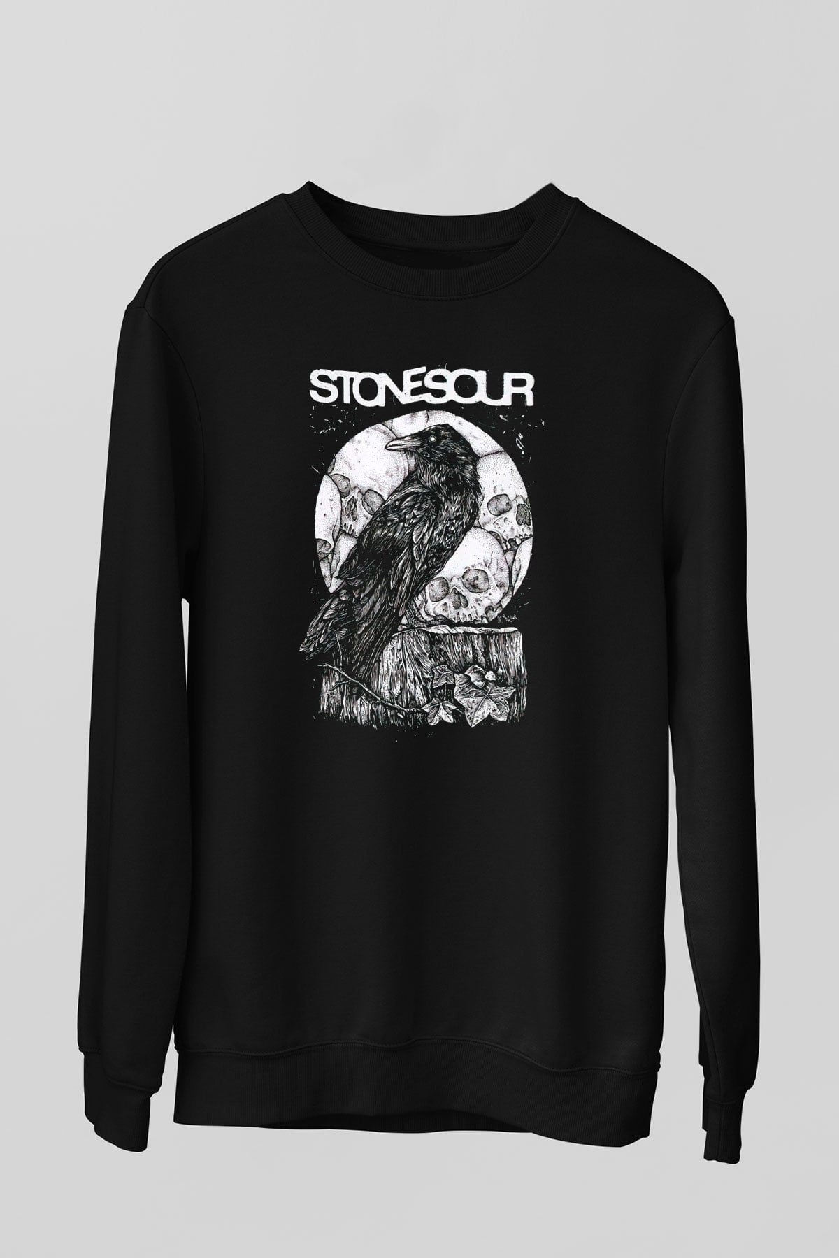 Stone Sour Siyah Unisex Sweatshirt