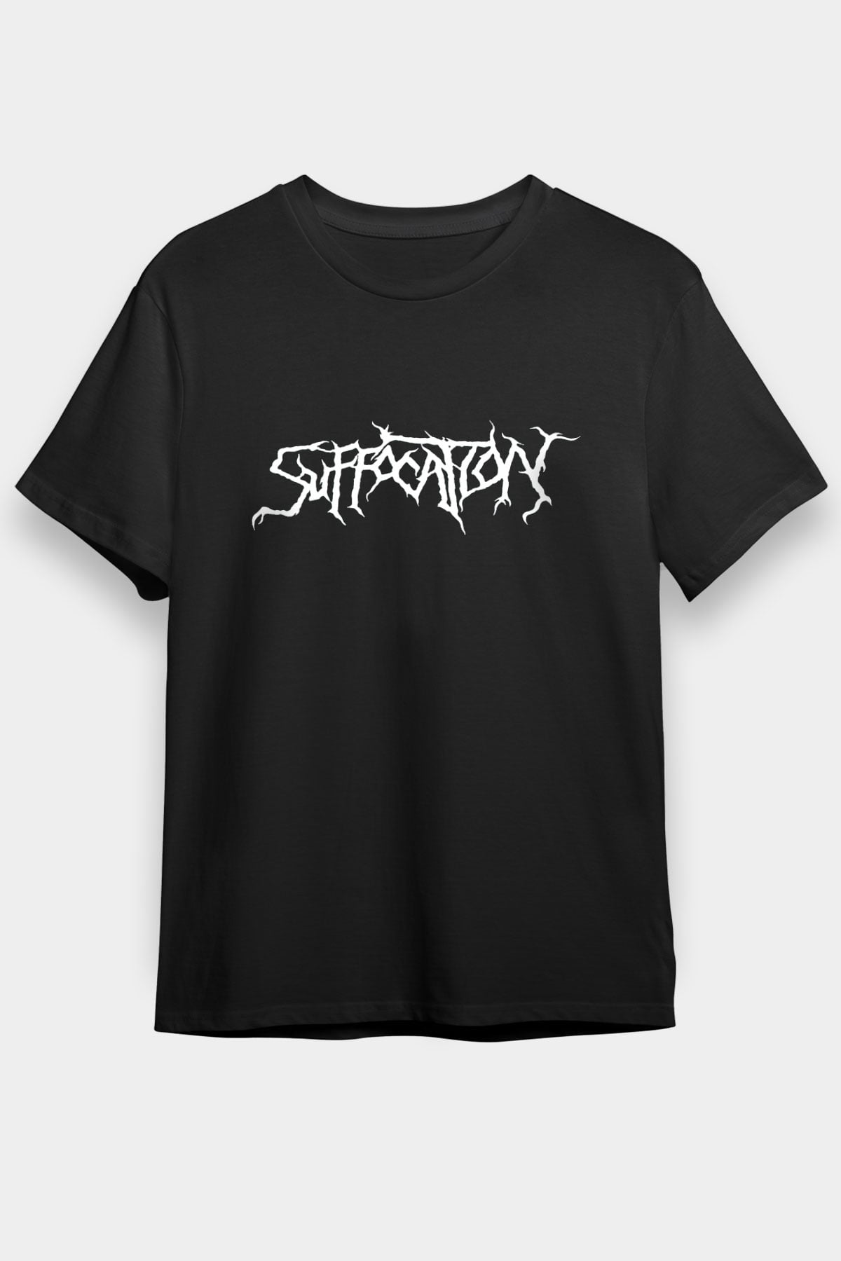 Suffocation Siyah Unisex Tişört T-Shirt - Tişört Fabrikası