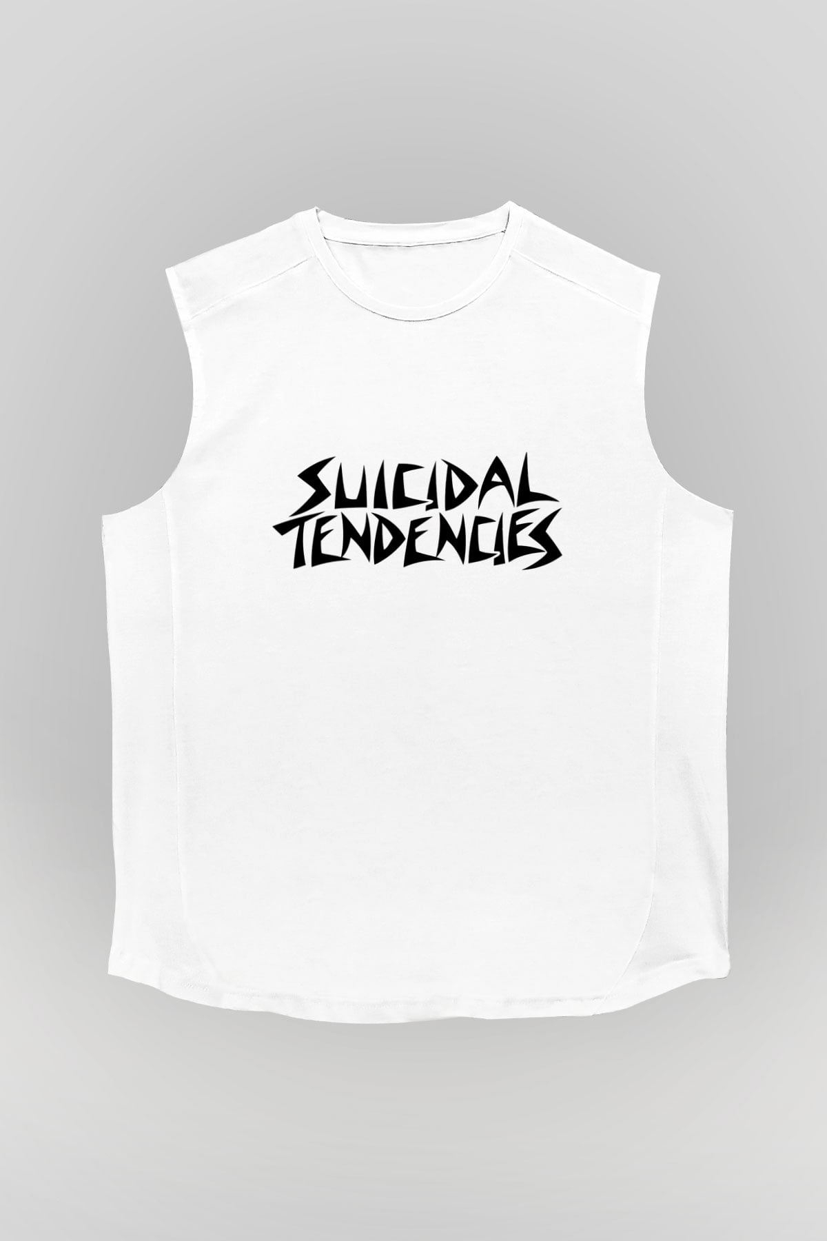 Suicidal Tendencies Beyaz Unisex Kolsuz Tişört