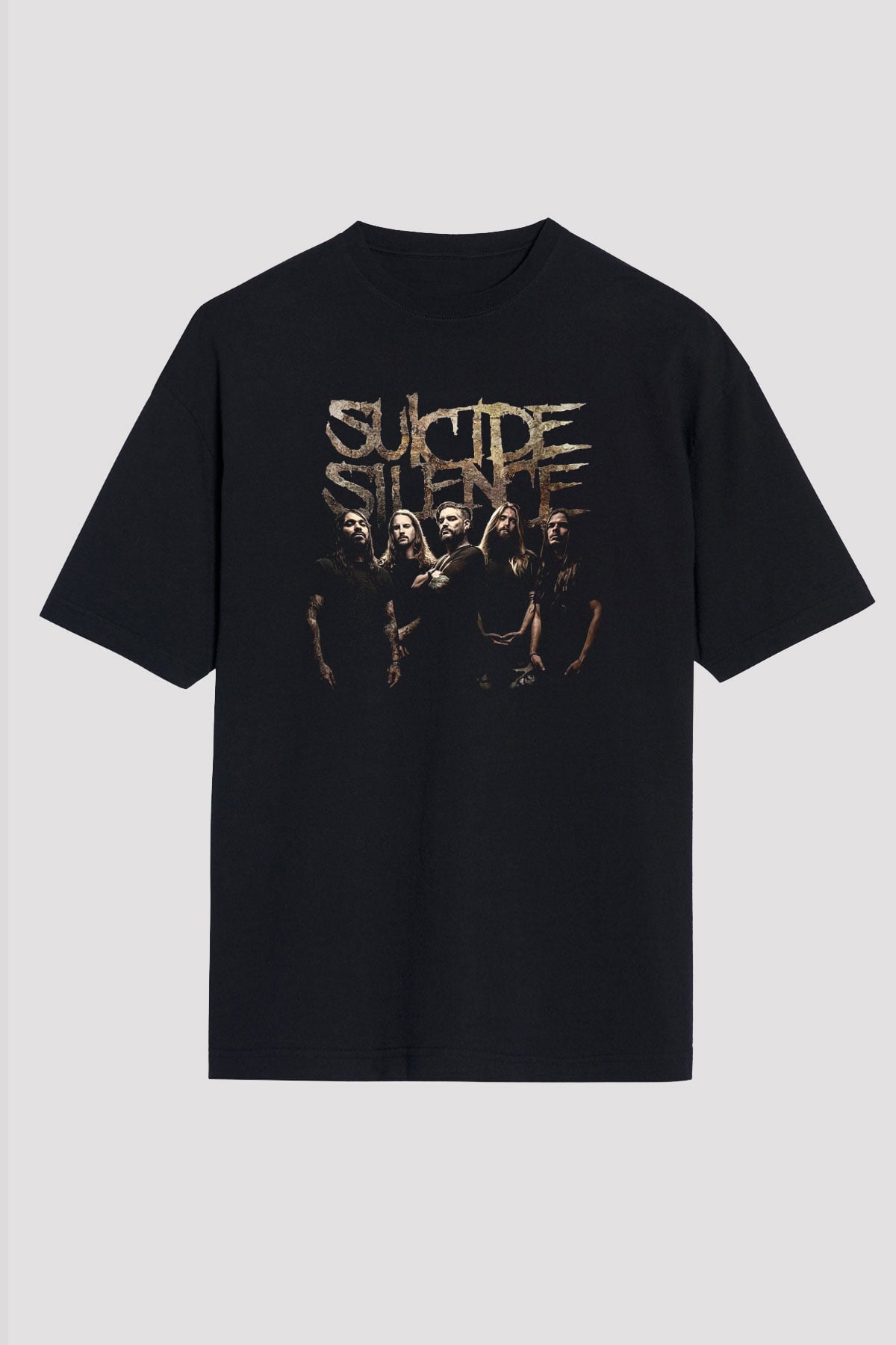 Suicide Silence Siyah Unisex Oversize Tişört T-Shirt