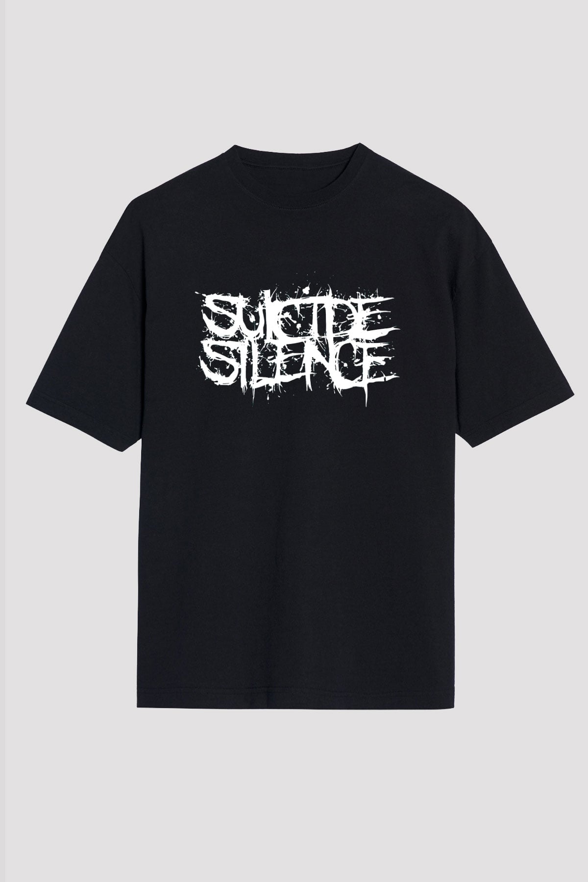 Suicide Silence Siyah Unisex Oversize Tişört T-Shirt