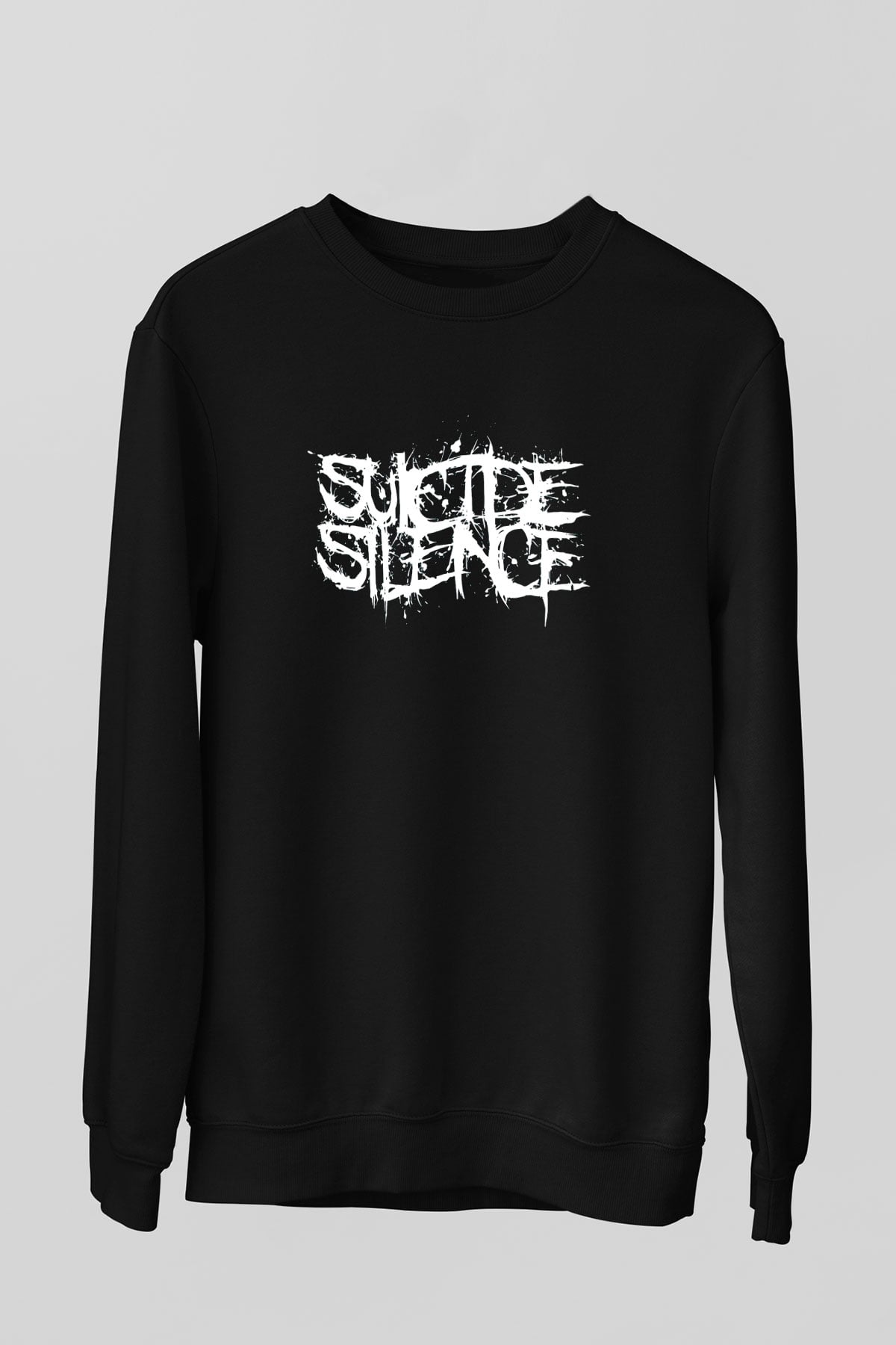 Suicide Silence Siyah Unisex Sweatshirt