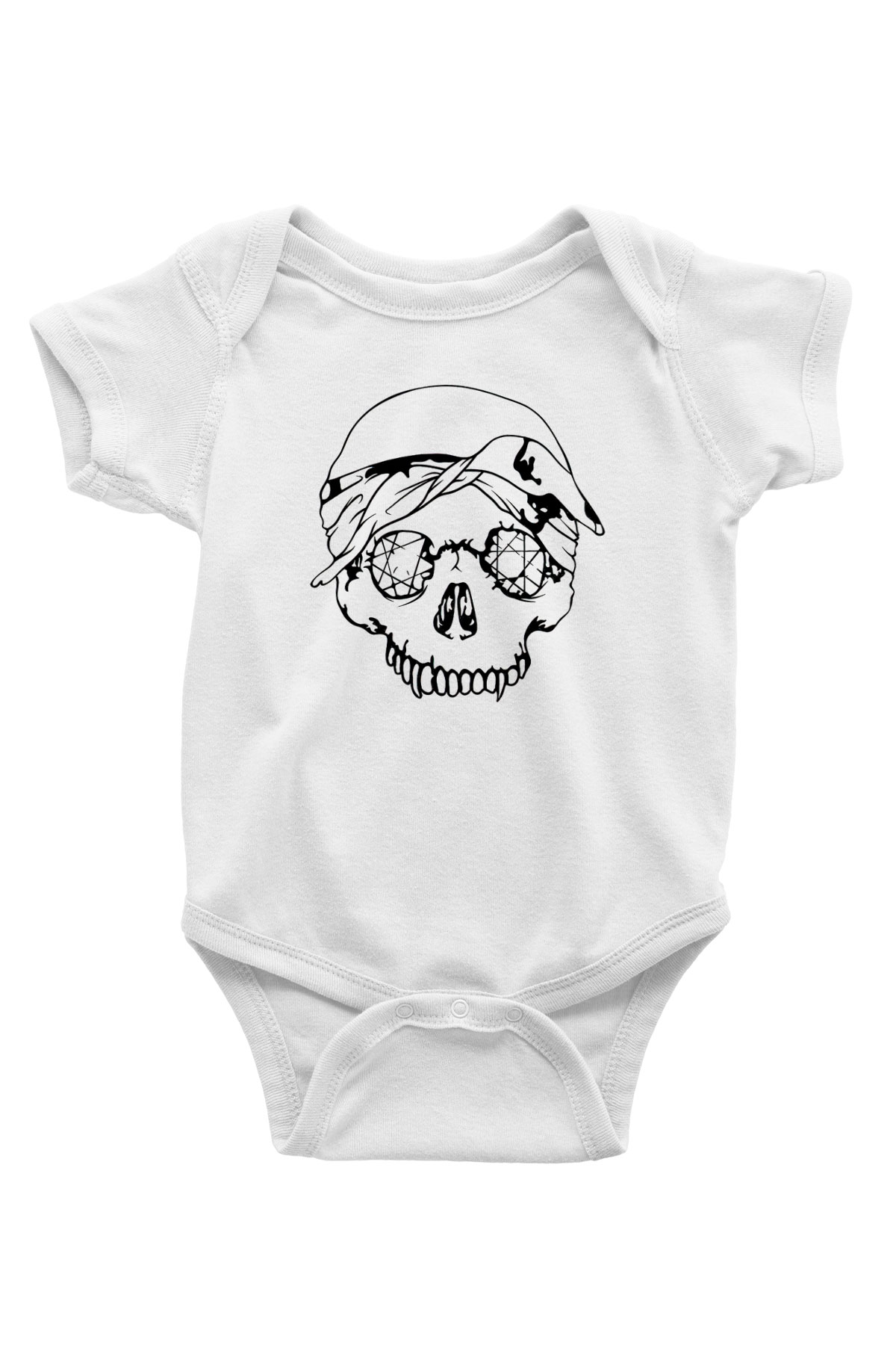 Suicideboys - $uicideboy$ Baskılı Beyaz Unisex Bebek Body - Zıbın