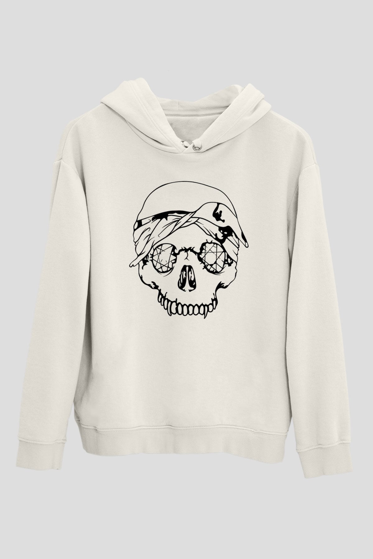 Suicideboys - $uicideboy$ Baskılı Beyaz Unisex Kapüşonlu Sweatshirt