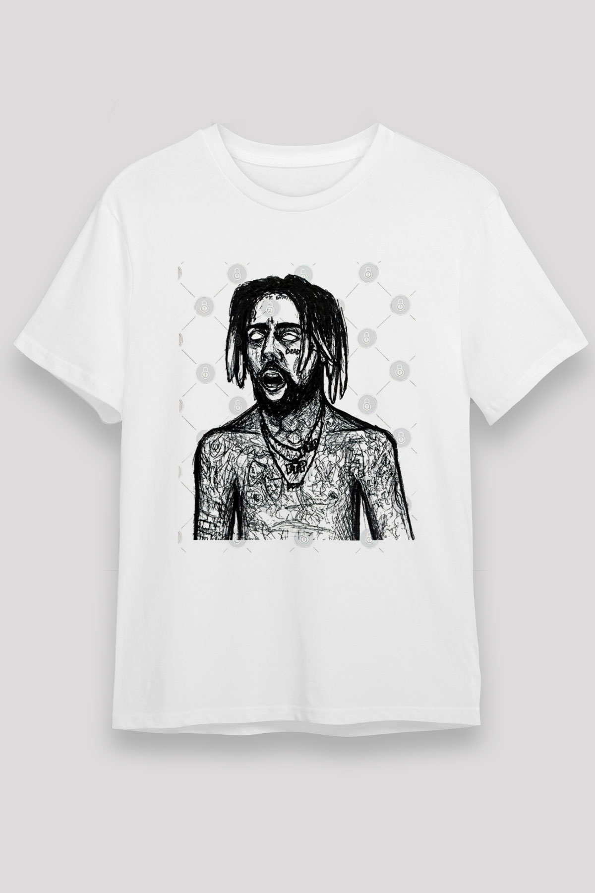 Suicideboys - $uicideboy$ Baskılı Unisex Beyaz Tişört - Tshirt
