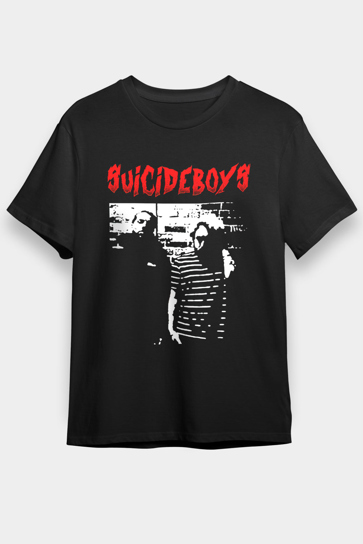 Suicideboys - $uicideboy$ Baskılı Unisex Siyah Tişört - Tshirt