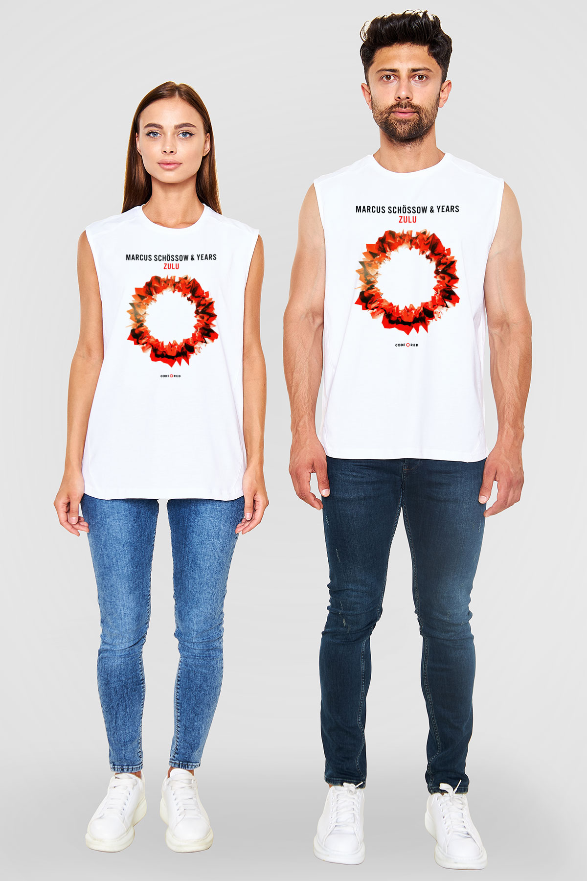Sultan & Ned Shepard Beyaz Unisex Kolsuz Tişört