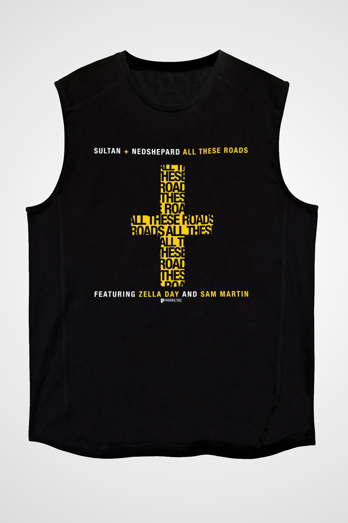 Sultan & Ned Shepard Siyah Unisex Kolsuz Tişört