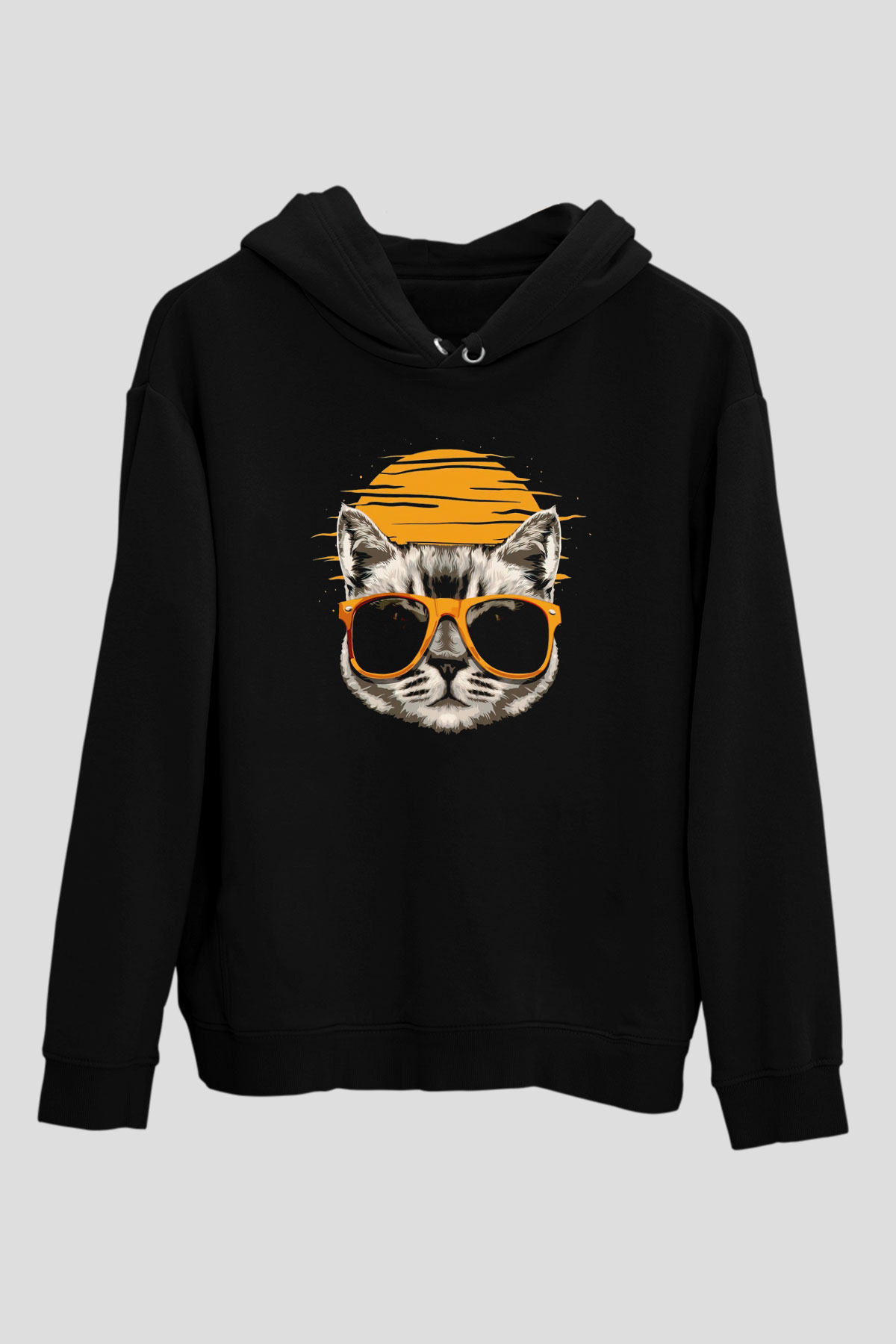 Summer CatSiyah  Unisex Hoodie