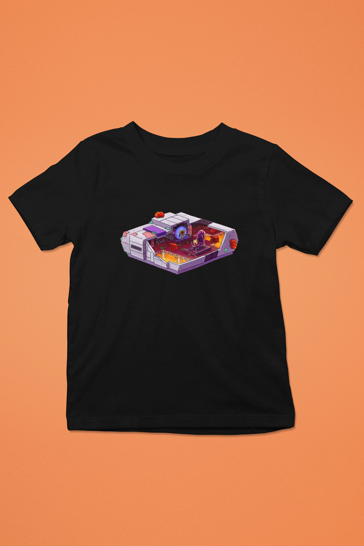 Super Metroid Cartridge Art Siyah Unisex  Çocuk Tişört