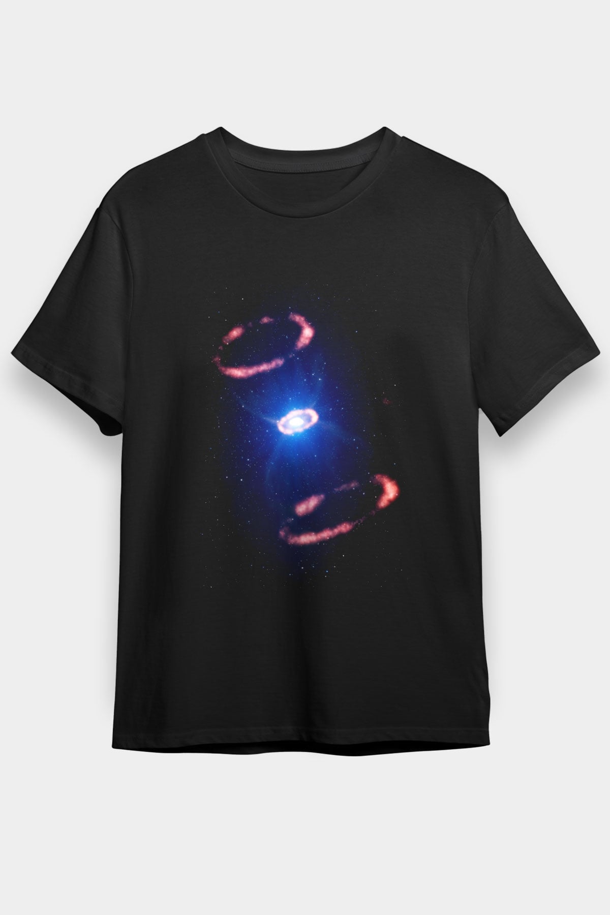 Süpernova Siyah Unisex Tişört T-Shirt - TişörtFabrikası