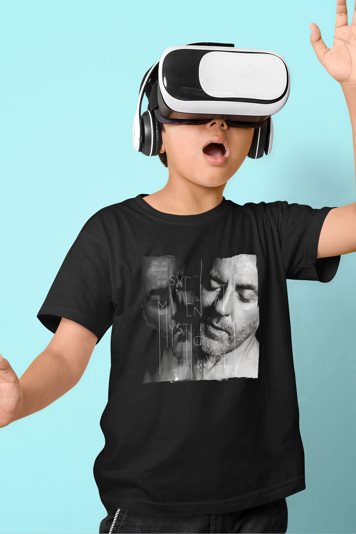 Sven Vath Siyah Unisex Çocuk Tişört