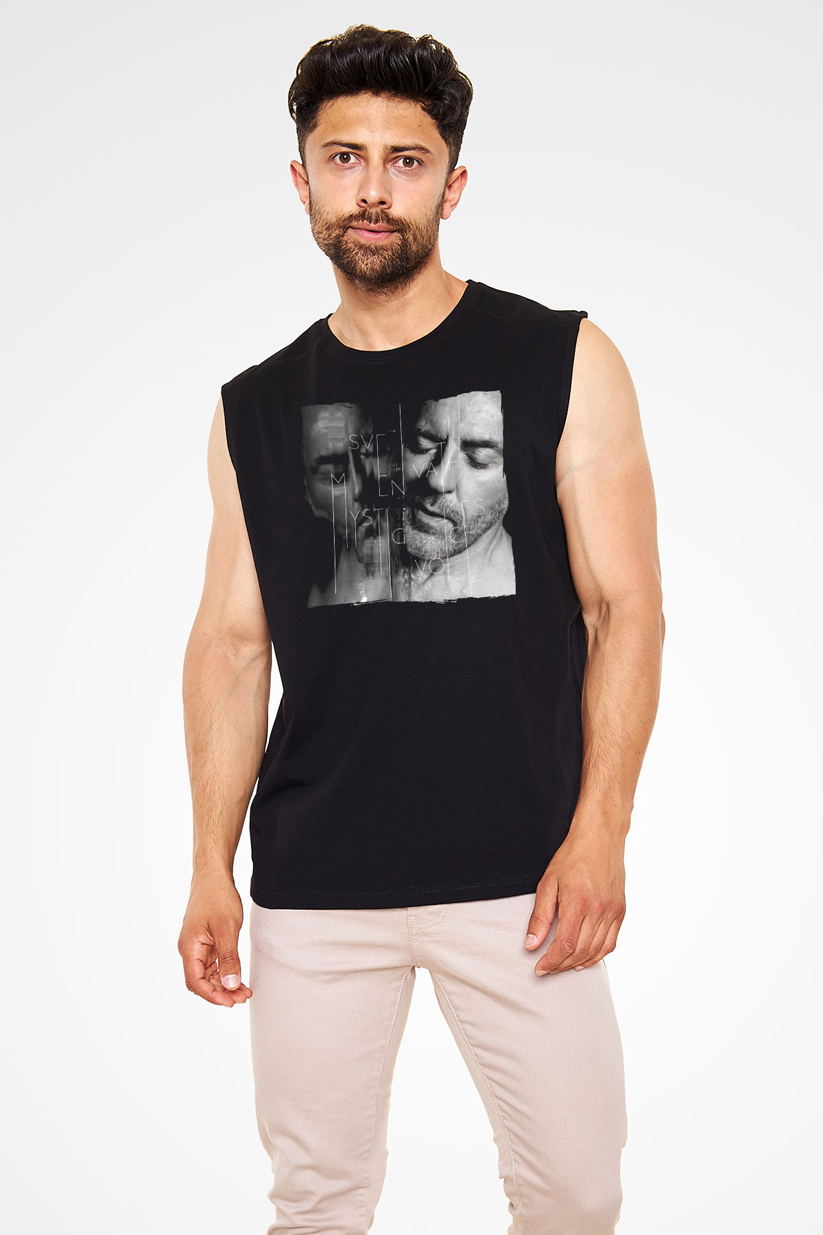 Sven Vath Siyah Unisex Kolsuz Tişört