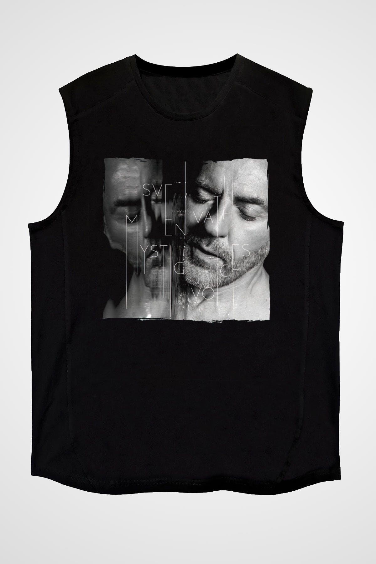 Sven Vath Siyah Unisex Kolsuz Tişört