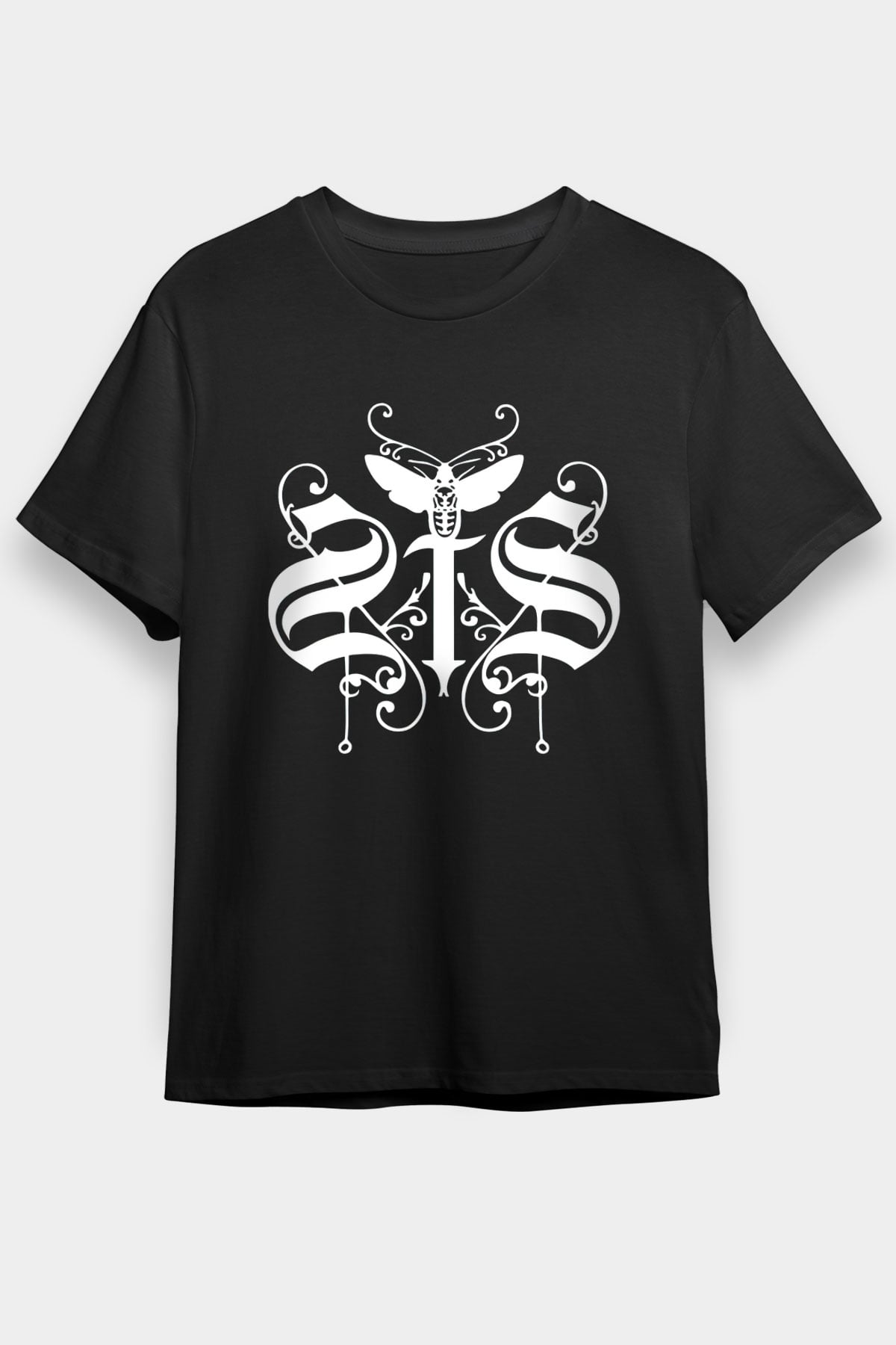 Swallow The Sun Baskılı Unisex Siyah Tişört - Tshirt