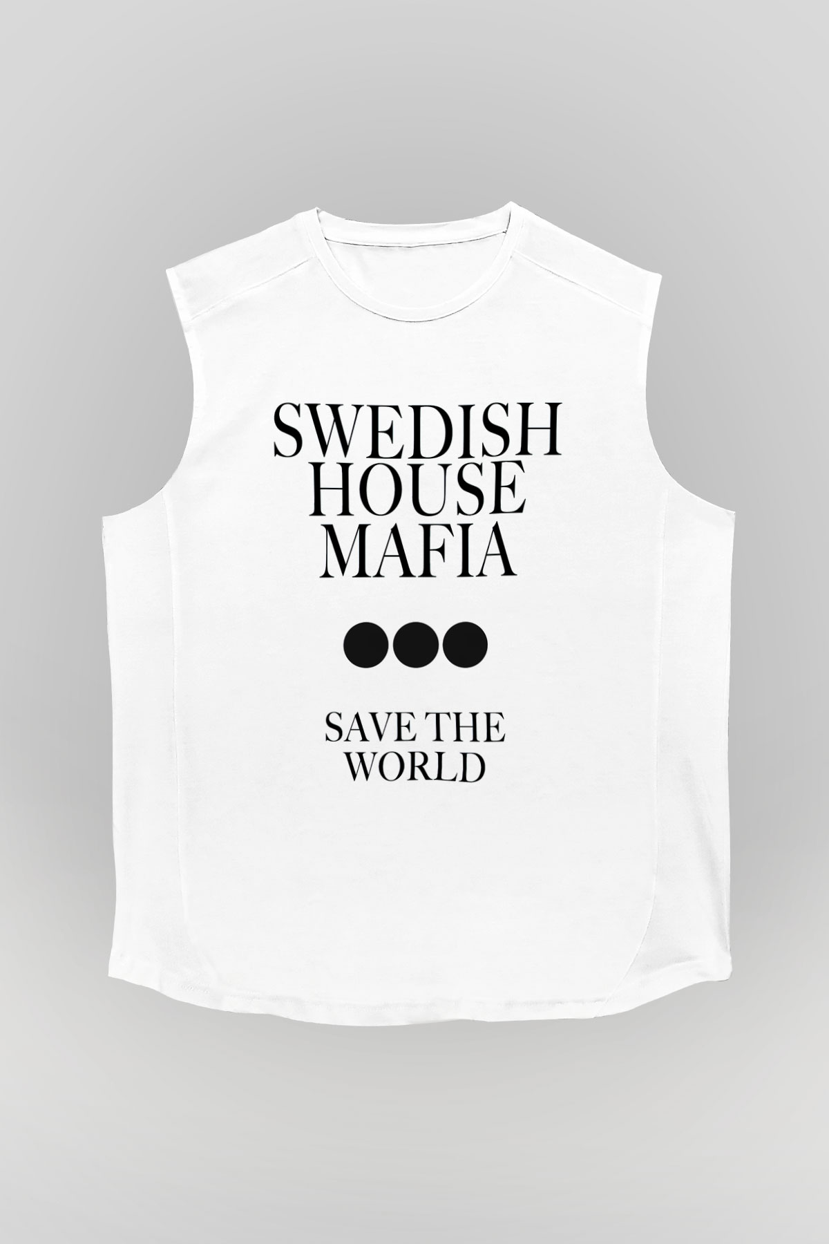 Swedish House Mafia Beyaz Unisex Kolsuz Tişört