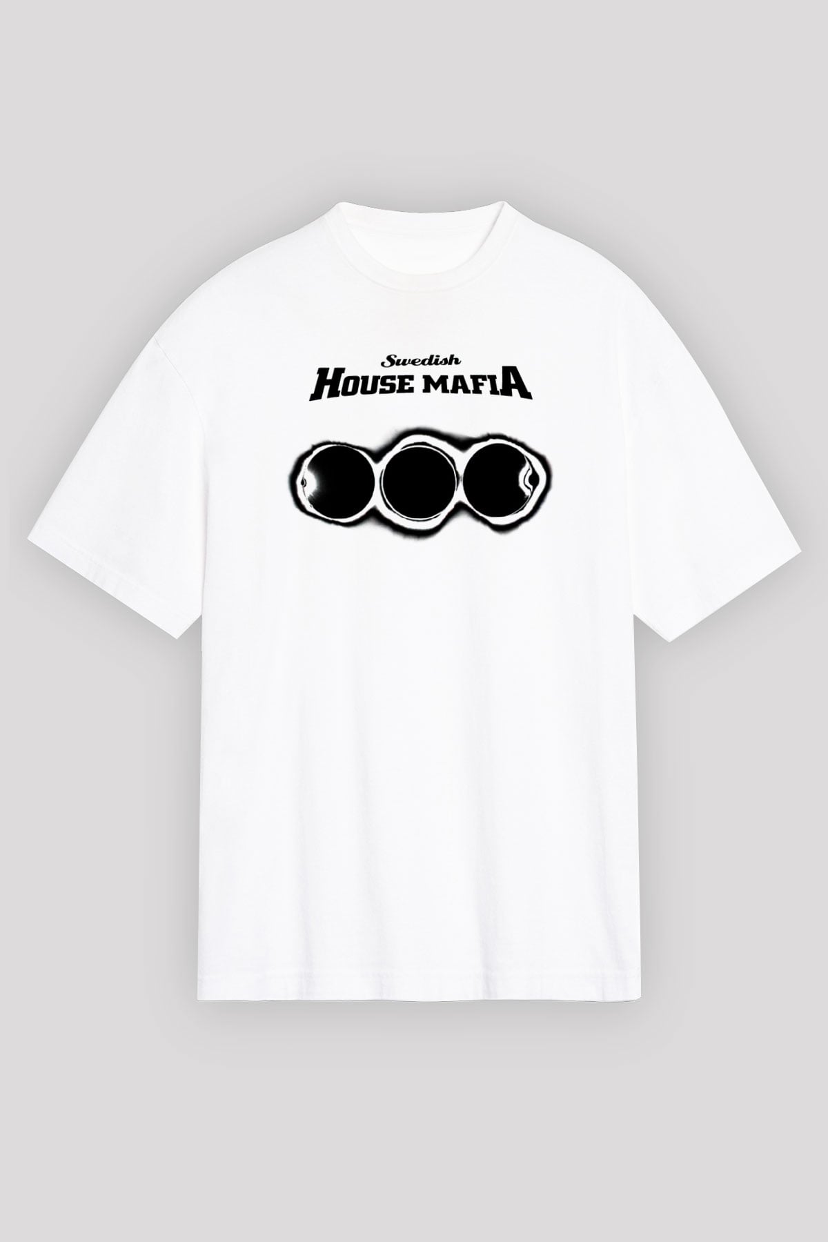 Swedish House Mafia Beyaz Unisex Oversize Tişört T-Shirt
