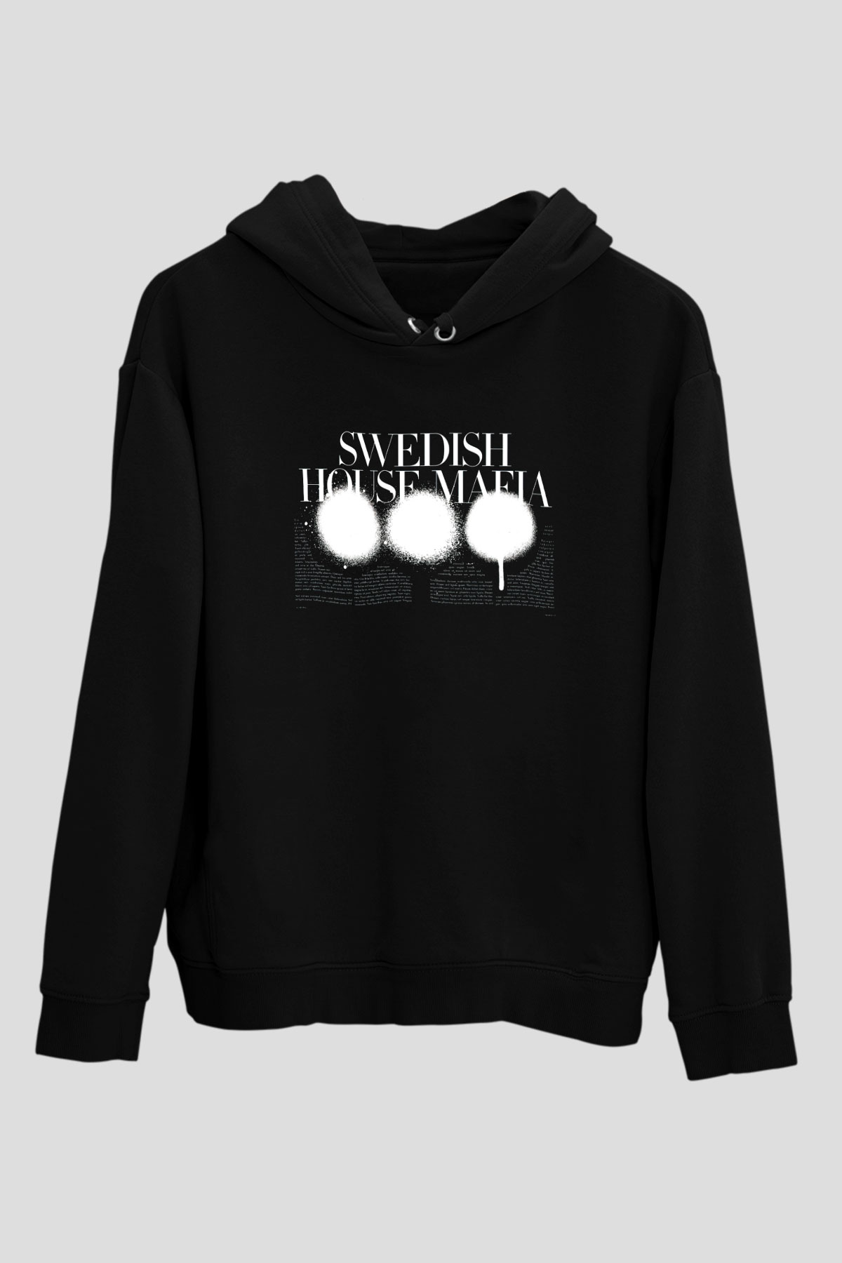 Swedish House Mafia Siyah Unisex Hoodie