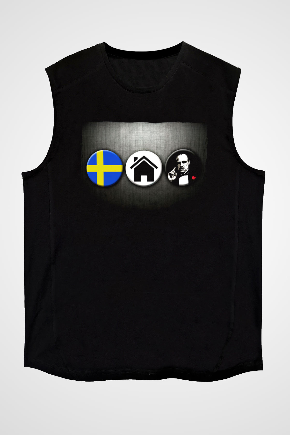 Swedish House Mafia Siyah Unisex Kolsuz Tişört