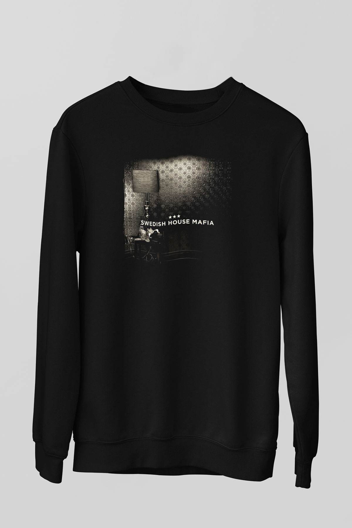 Swedish House Mafia Siyah Unisex Sweatshirt