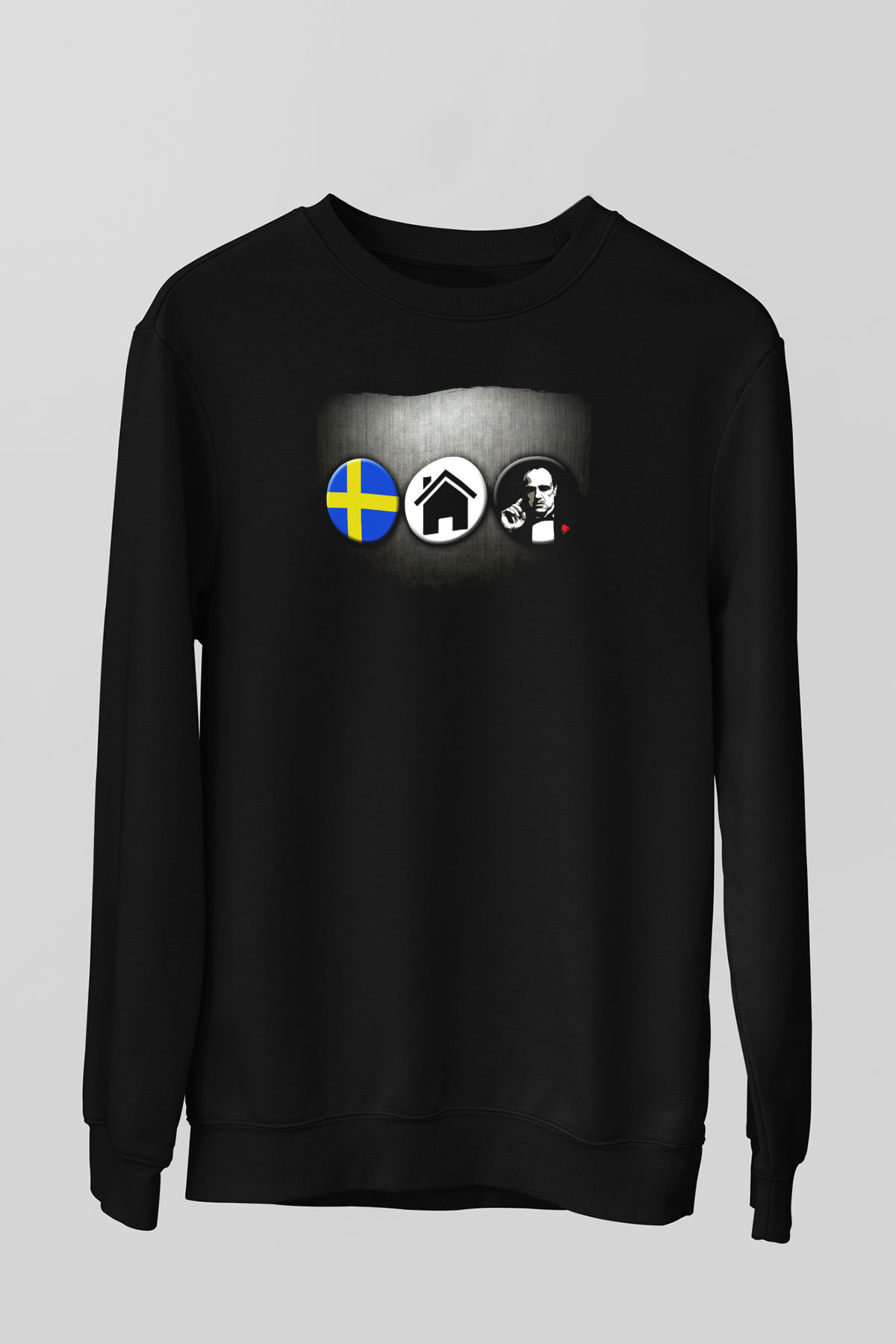 Swedish House Mafia Siyah Unisex Sweatshirt
