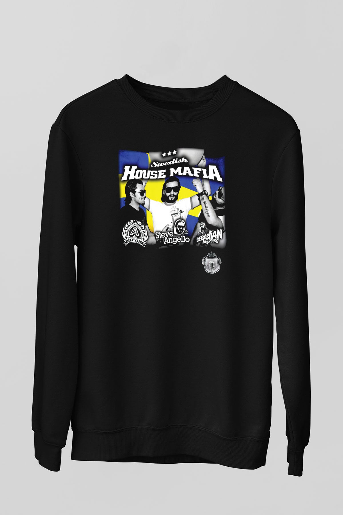 Swedish House Mafia Siyah Unisex Sweatshirt